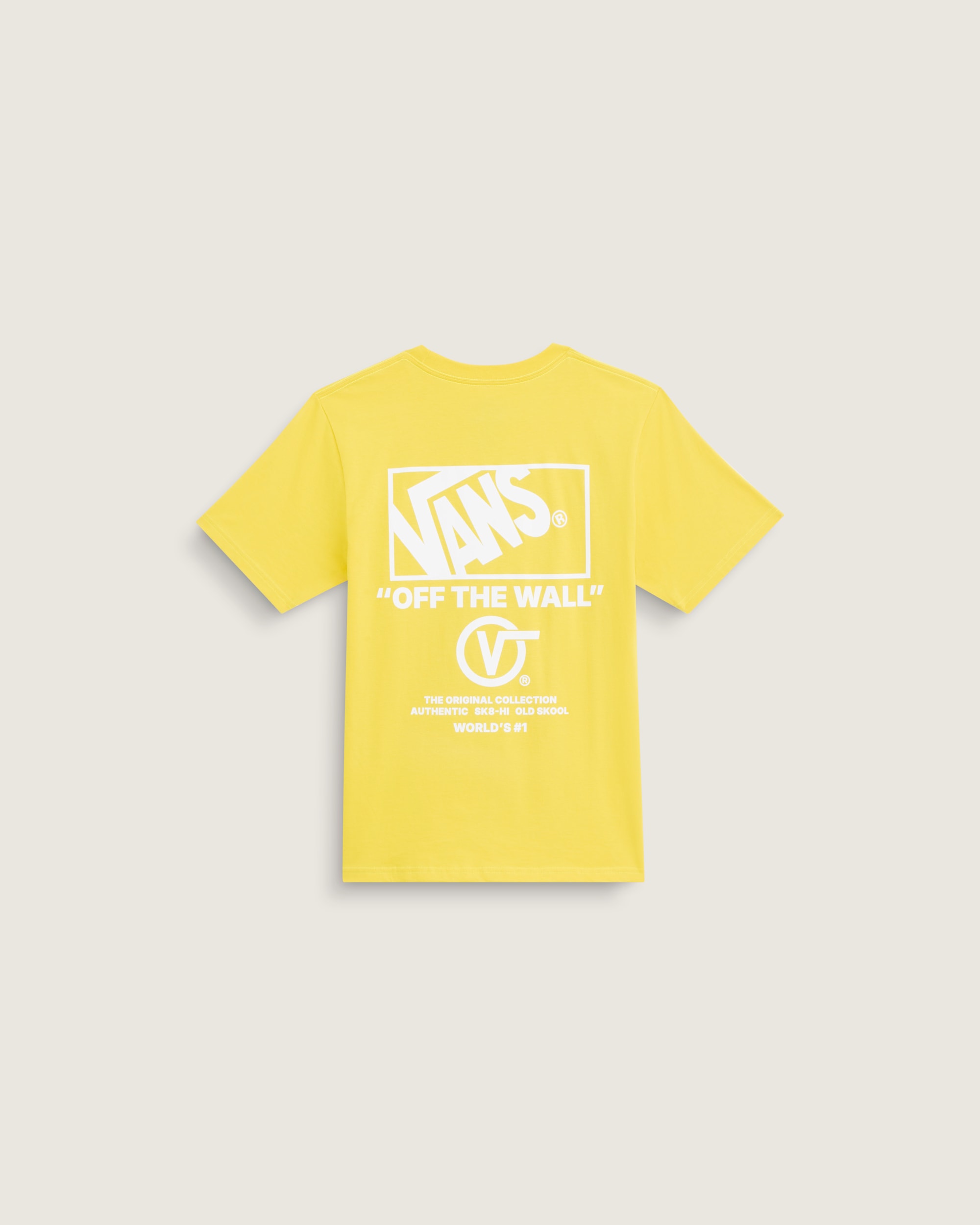 Kids Stacked Hi TShirt VANS Dusty Gold HERO