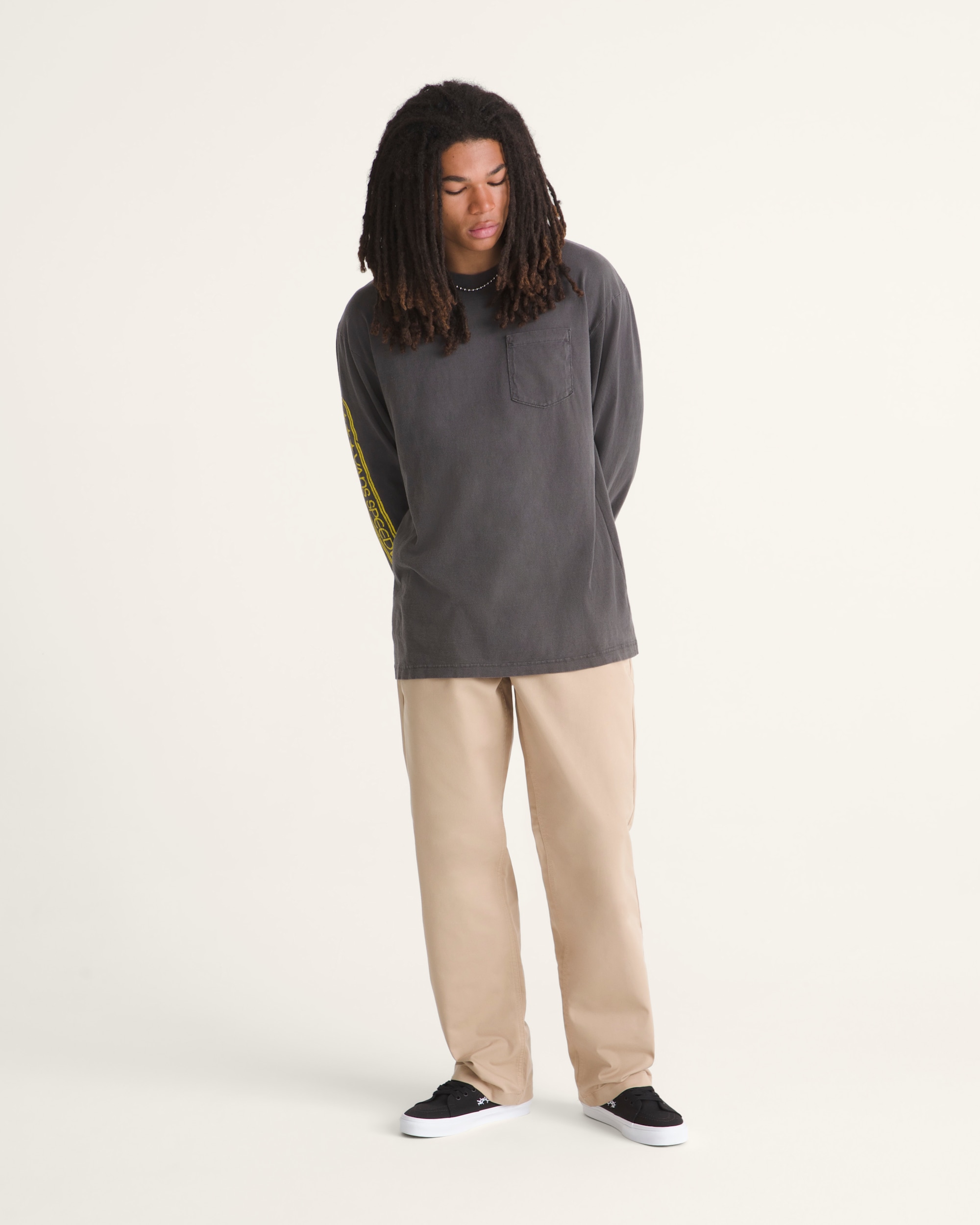 Authentic Chino Straight Pants VANS Incense Brown ALT3