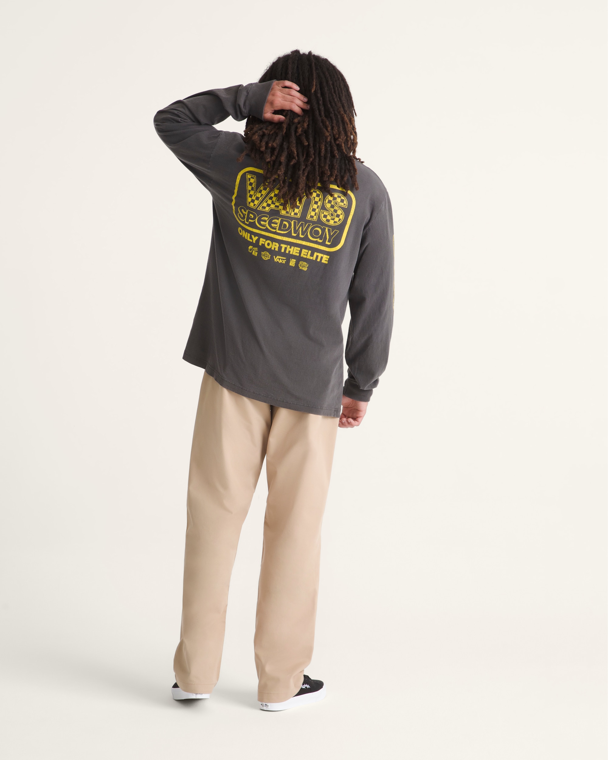 Authentic Chino Straight Pants VANS Incense Brown ALT4