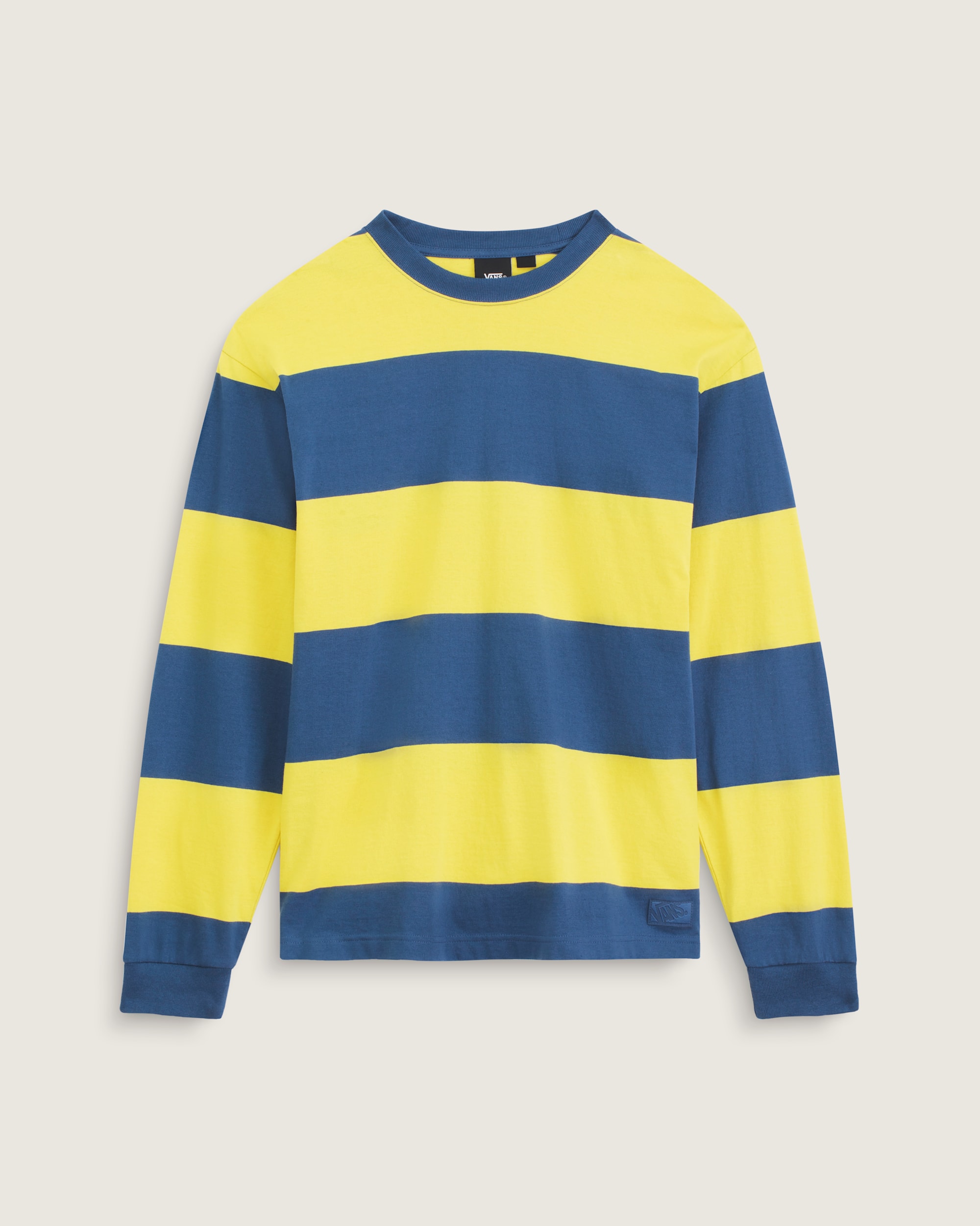 Rugby Stripe Long Sleeve Shirt VANS Dusty Gold HERO