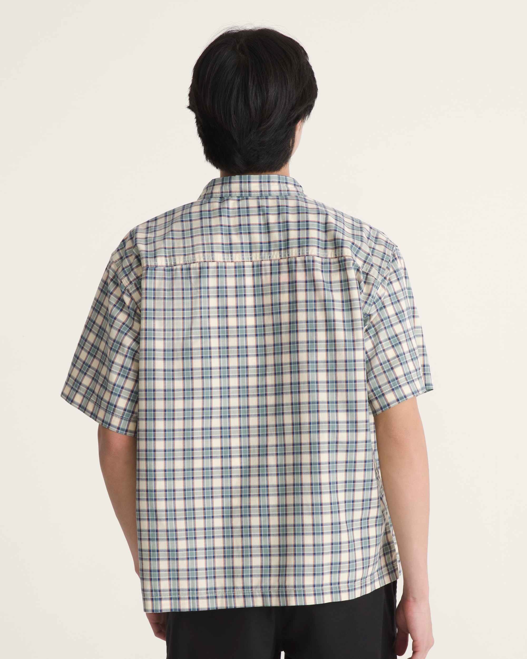 Larkspur Timber Plaid Shirt VANS Almond Crisp ALT3