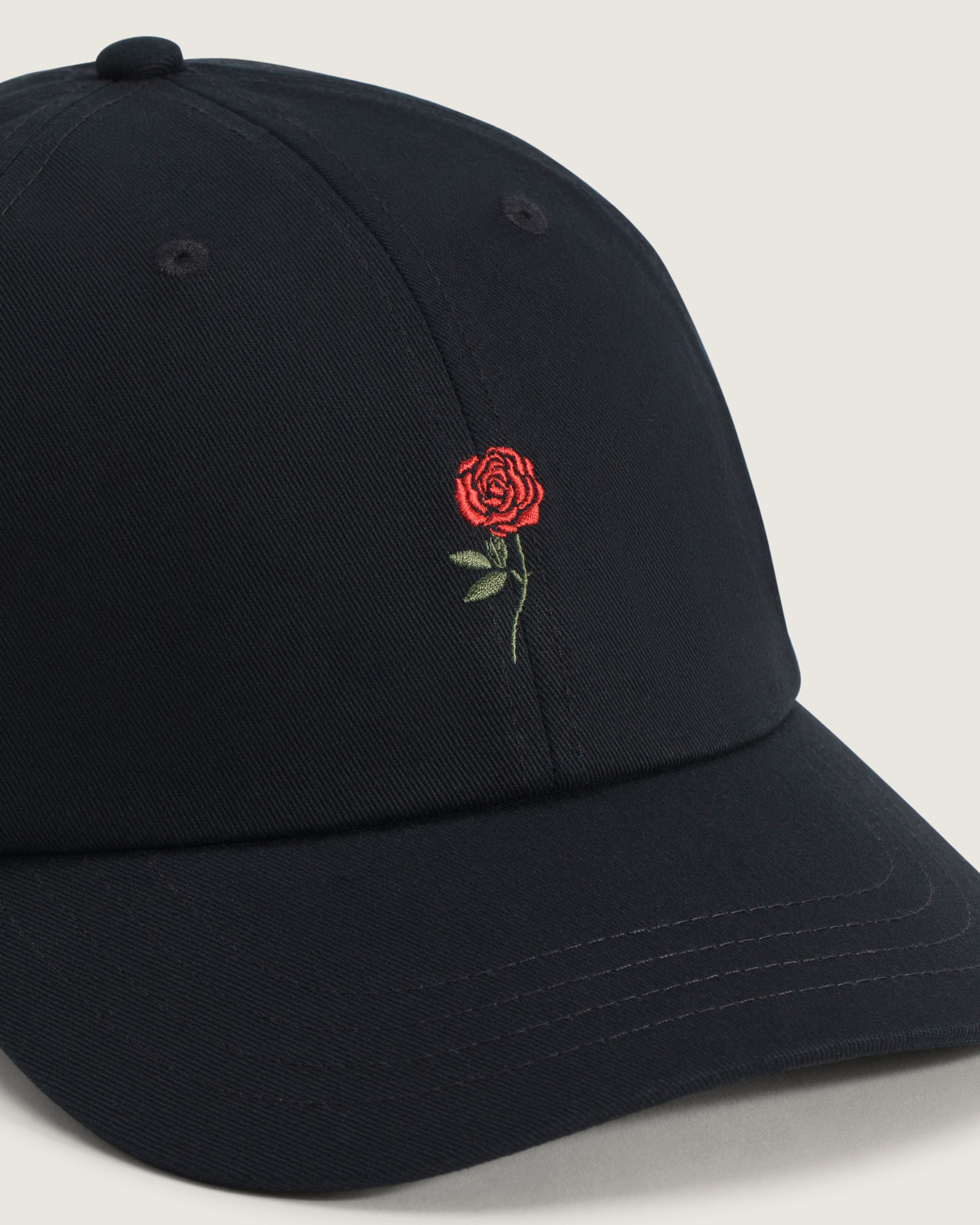 Call It A Day Curved Bill Jockey Hat VANS Black ALT1