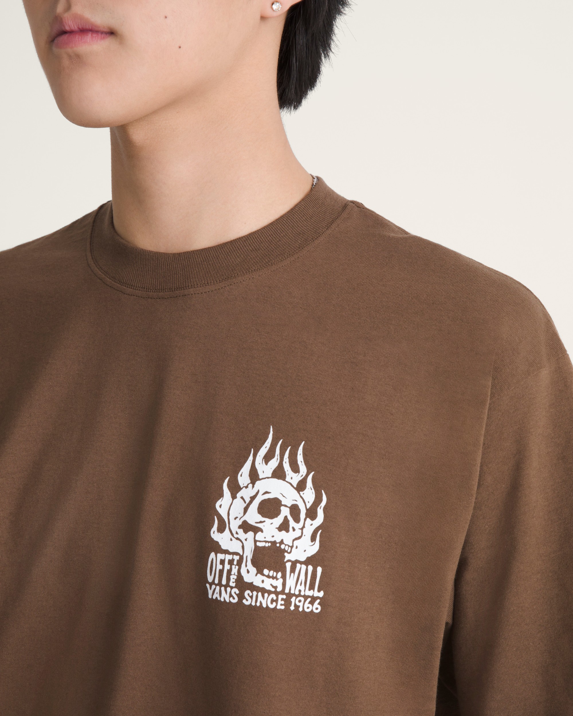 Off The Wall Fever TShirt VANS Vintage Cocoa Brown ALT4