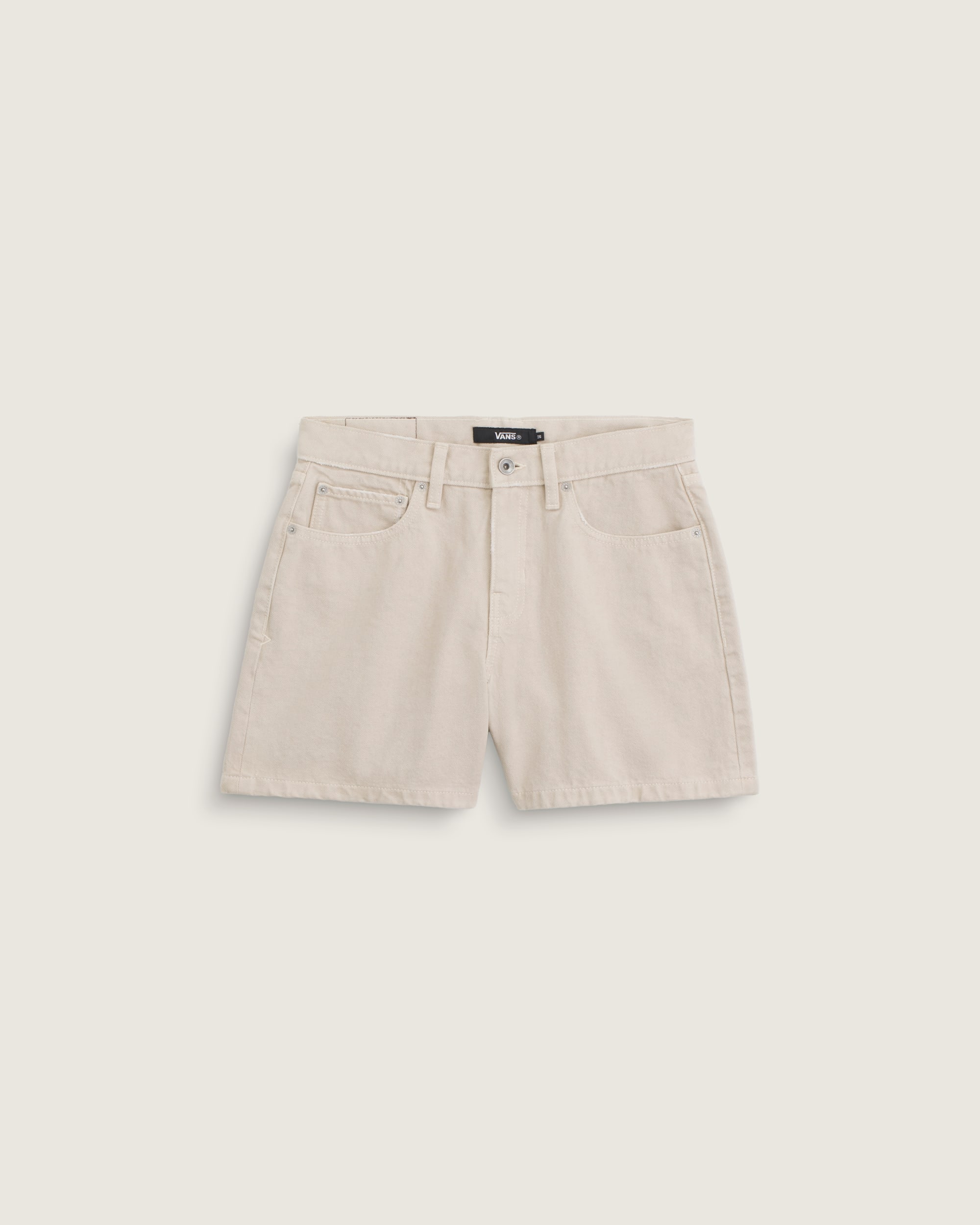 Check5 Mid Rise Shorts VANS Oatmeal Beige HERO