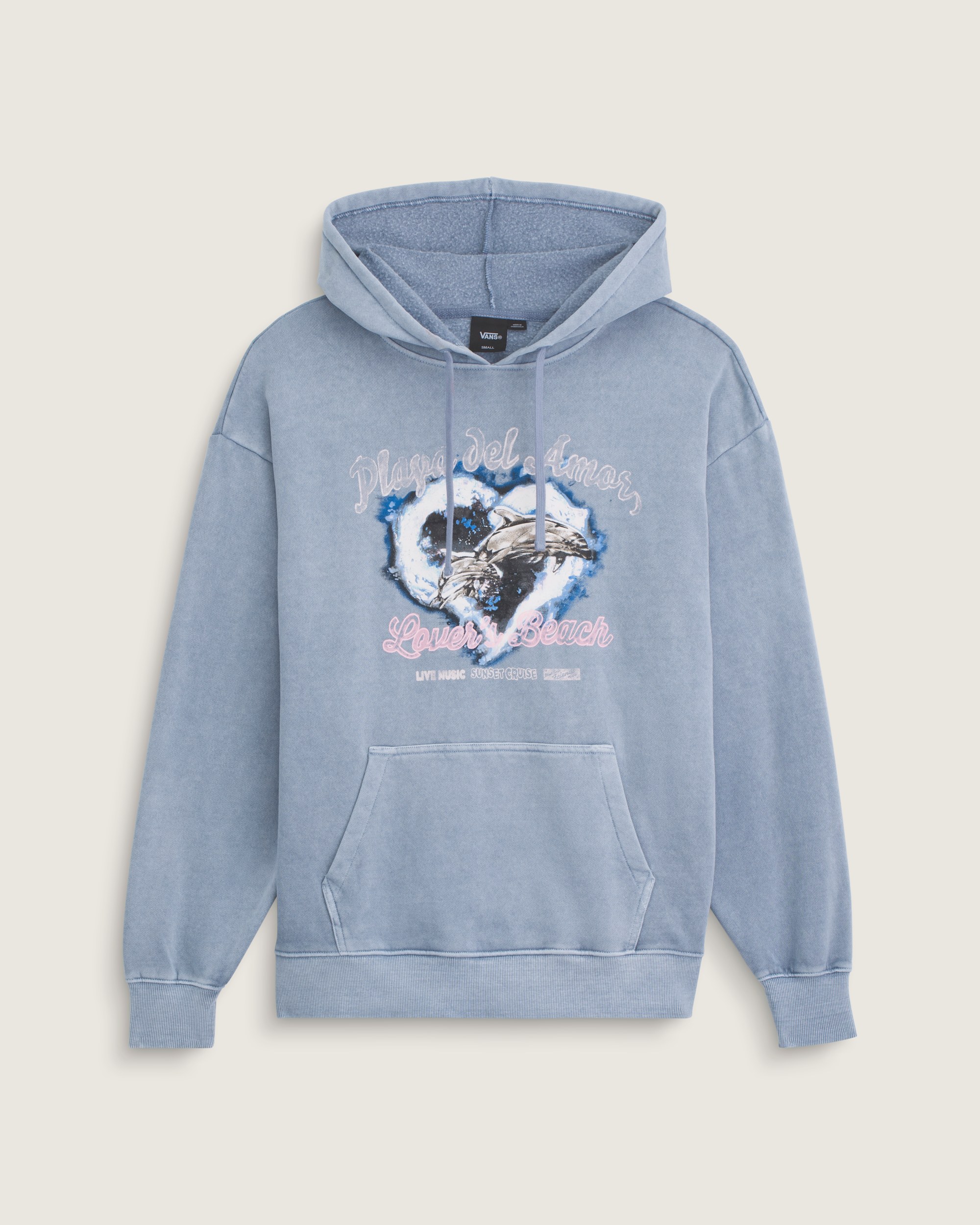 Vans Playa Del Amor Pullover Hoodie VANS Glacial Slate Blue HERO