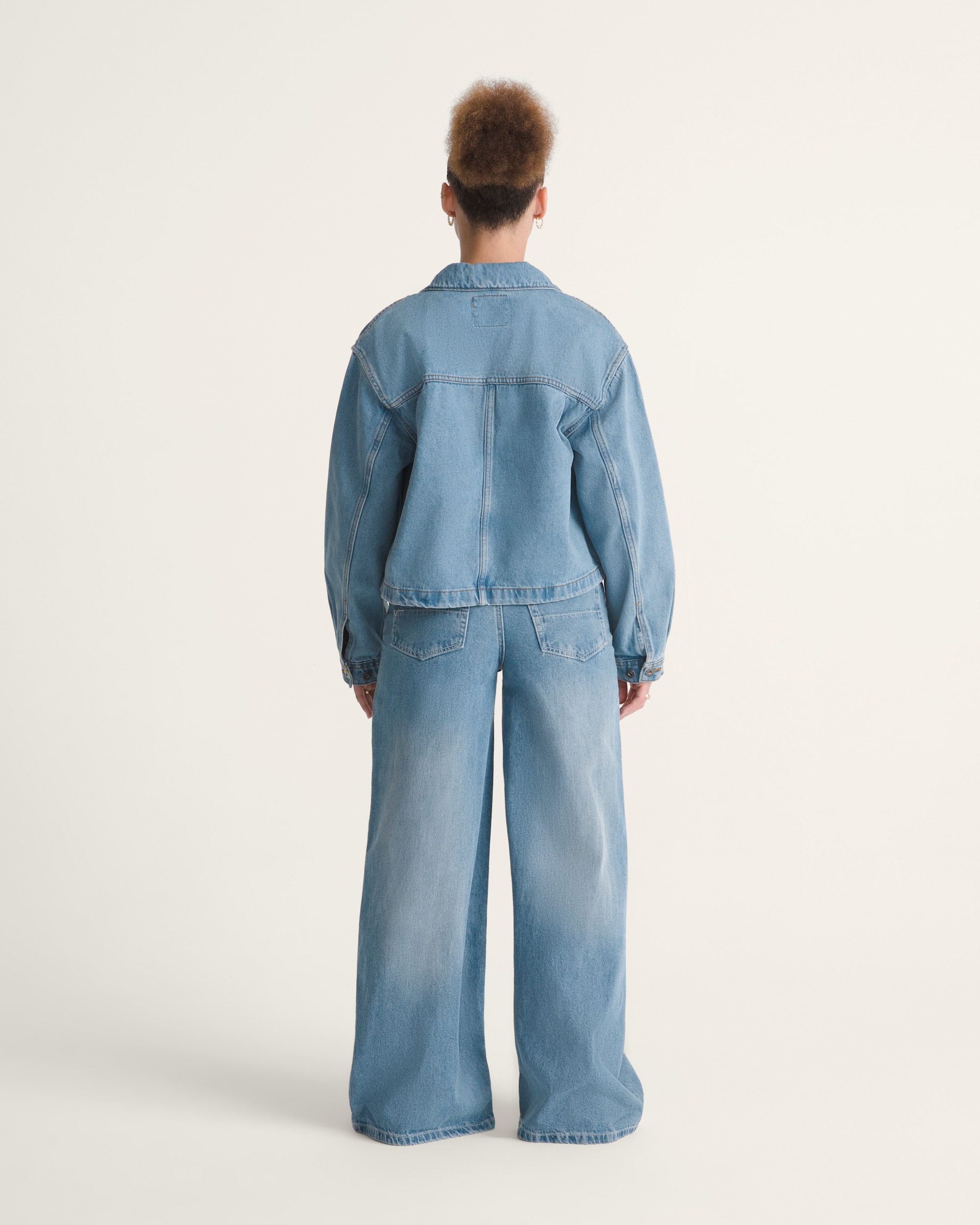 Check5 Low Rise Baggy Pants VANS Stonewash Blue ALT4