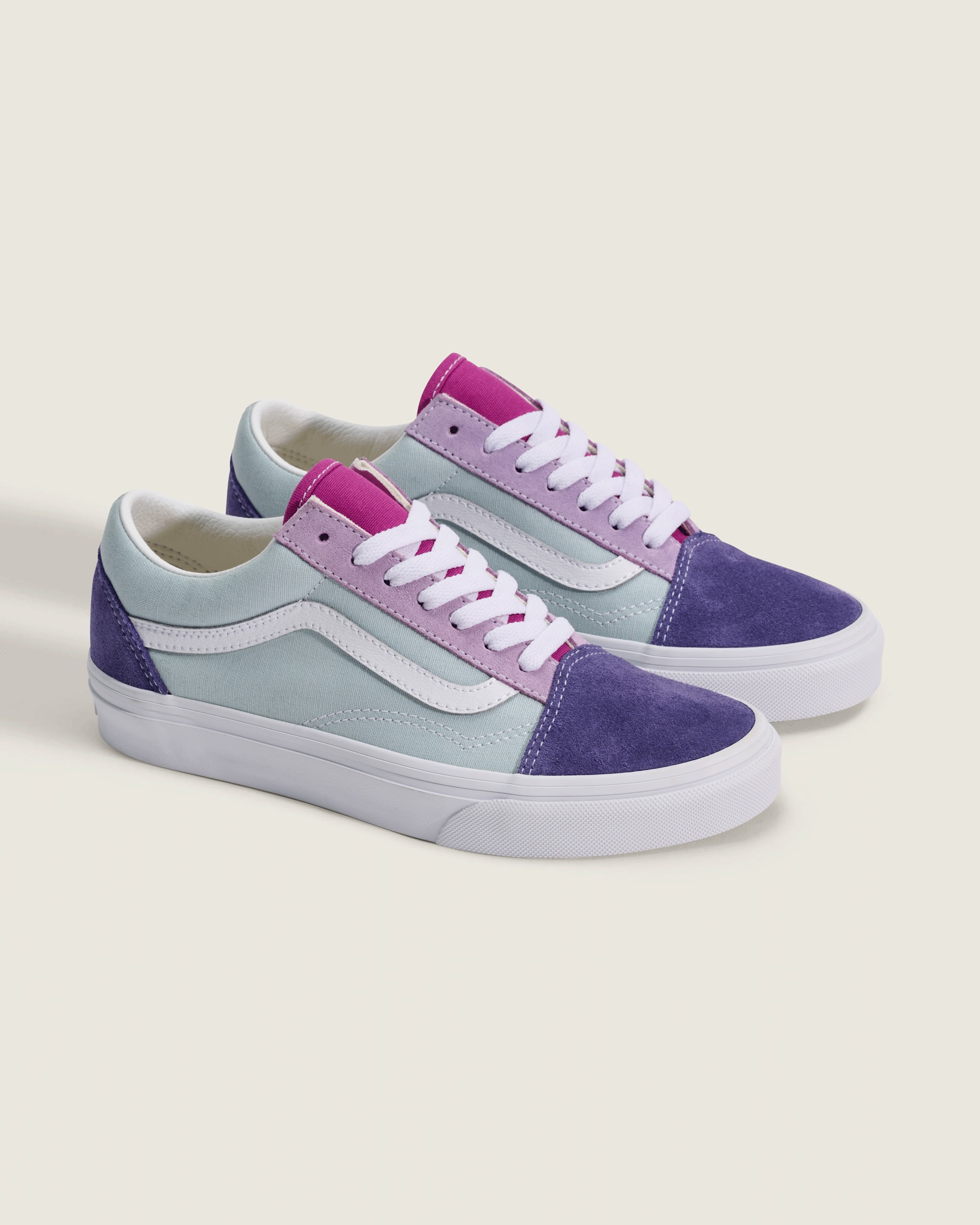Old Skool Shoe VANS Color Block Light Purple  Blues ALT1
