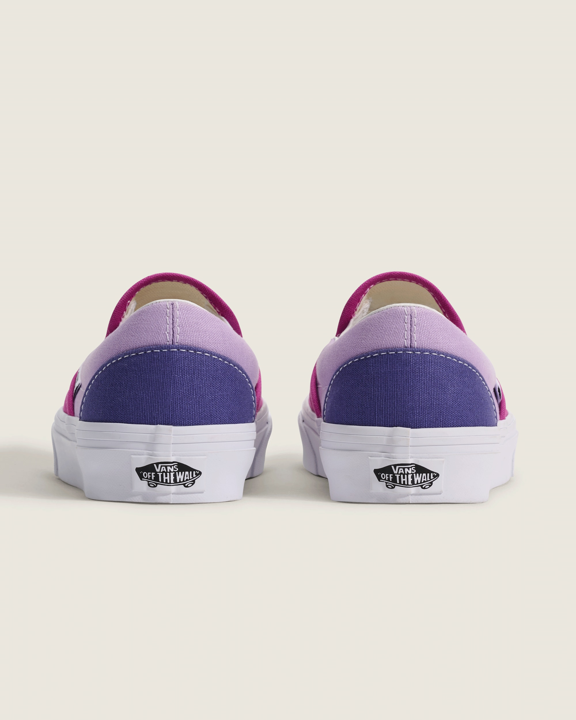 Classic SlipOn Shoe VANS Color Block Purple  Blues ALT3