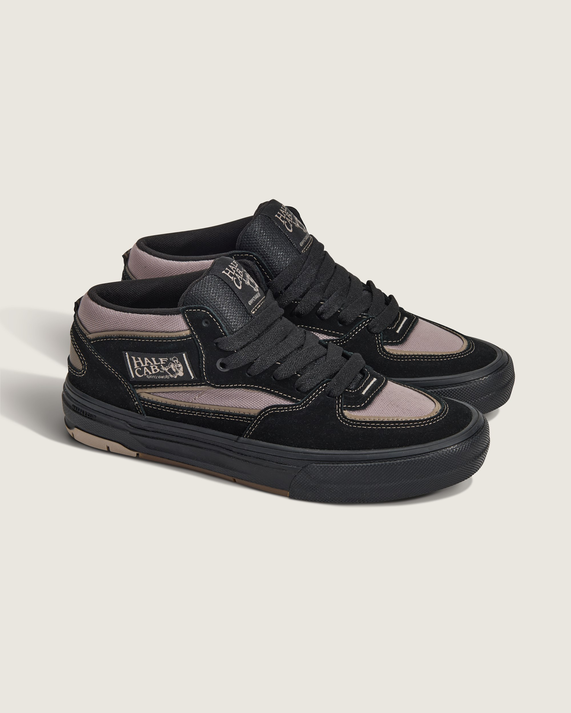 Skate Half Cab Wafflecup Shoe VANS Black  Peyote Beige ALT1