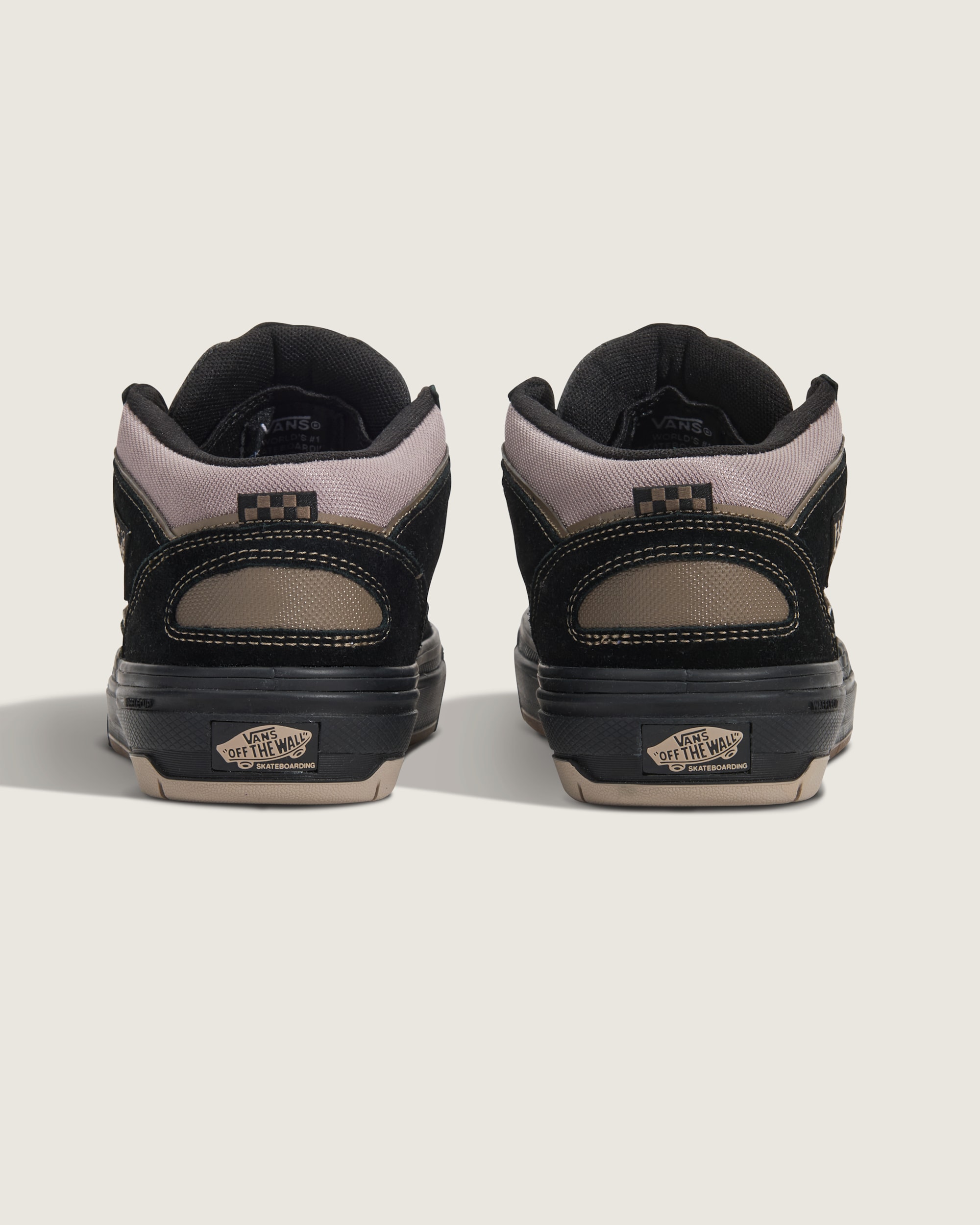 Skate Half Cab Wafflecup Shoe VANS Black  Peyote Beige ALT3