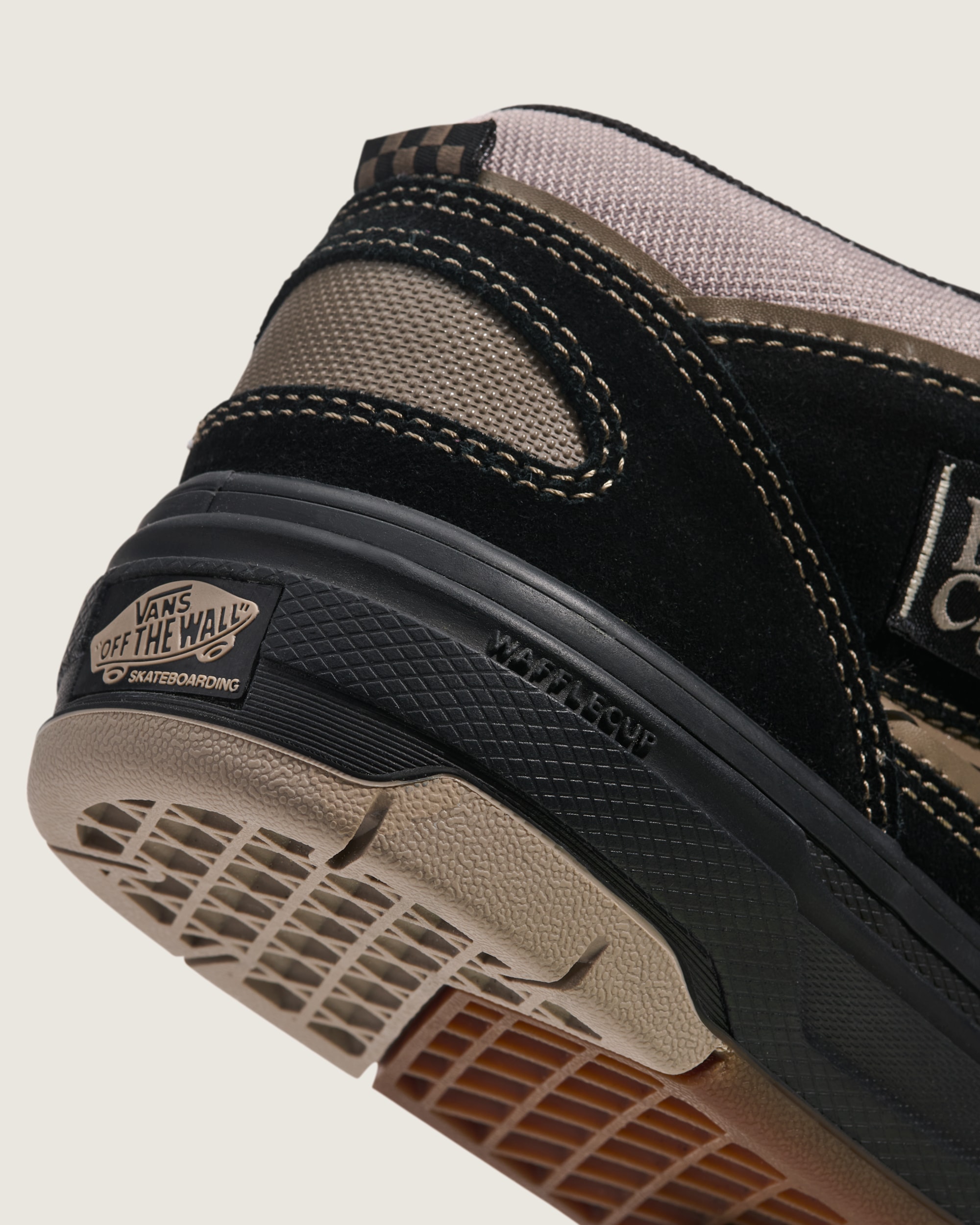 Skate Half Cab Wafflecup Shoe VANS Black  Peyote Beige ALT6