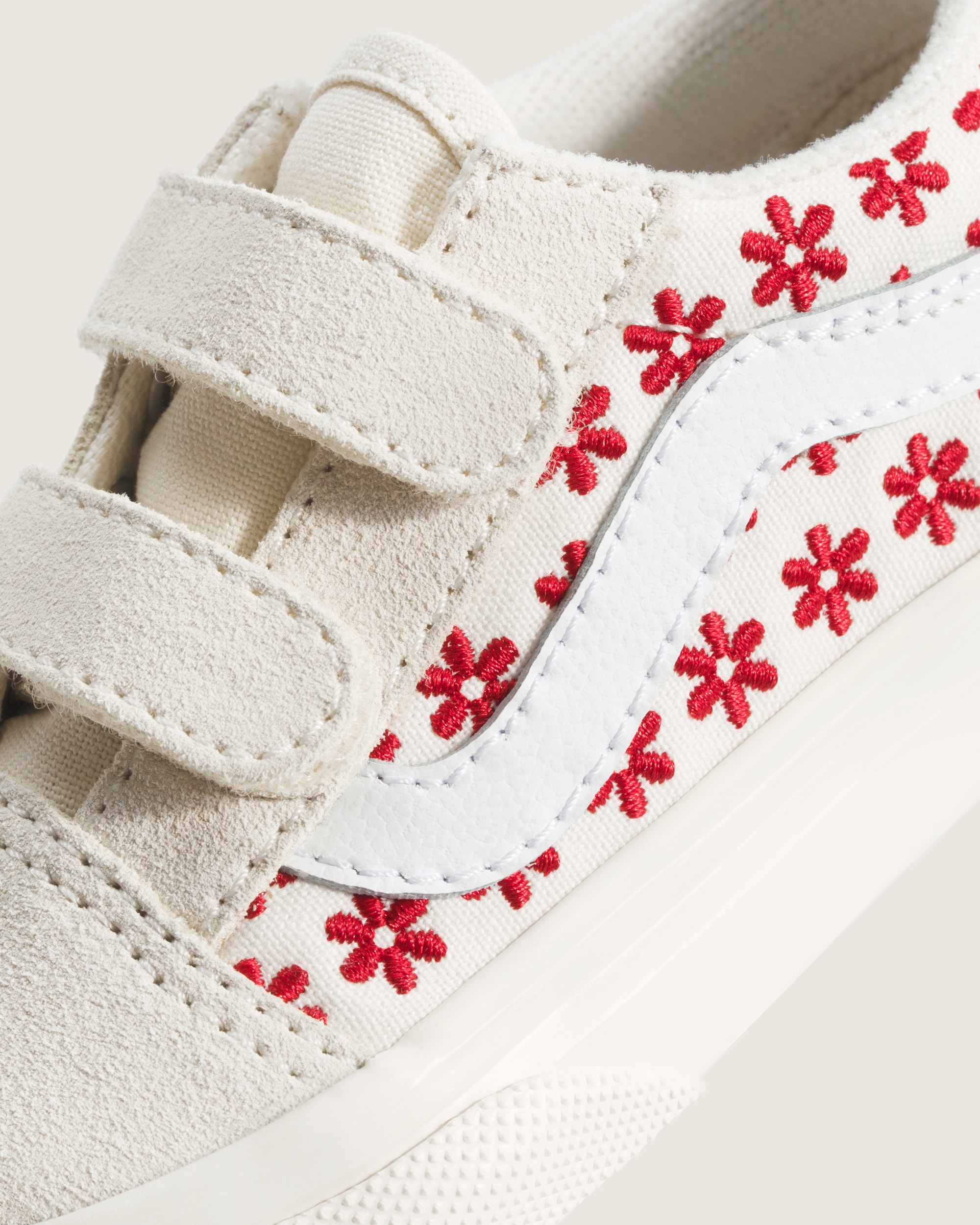 Toddler Old Skool V Shoe VANS Racing Red ALT4