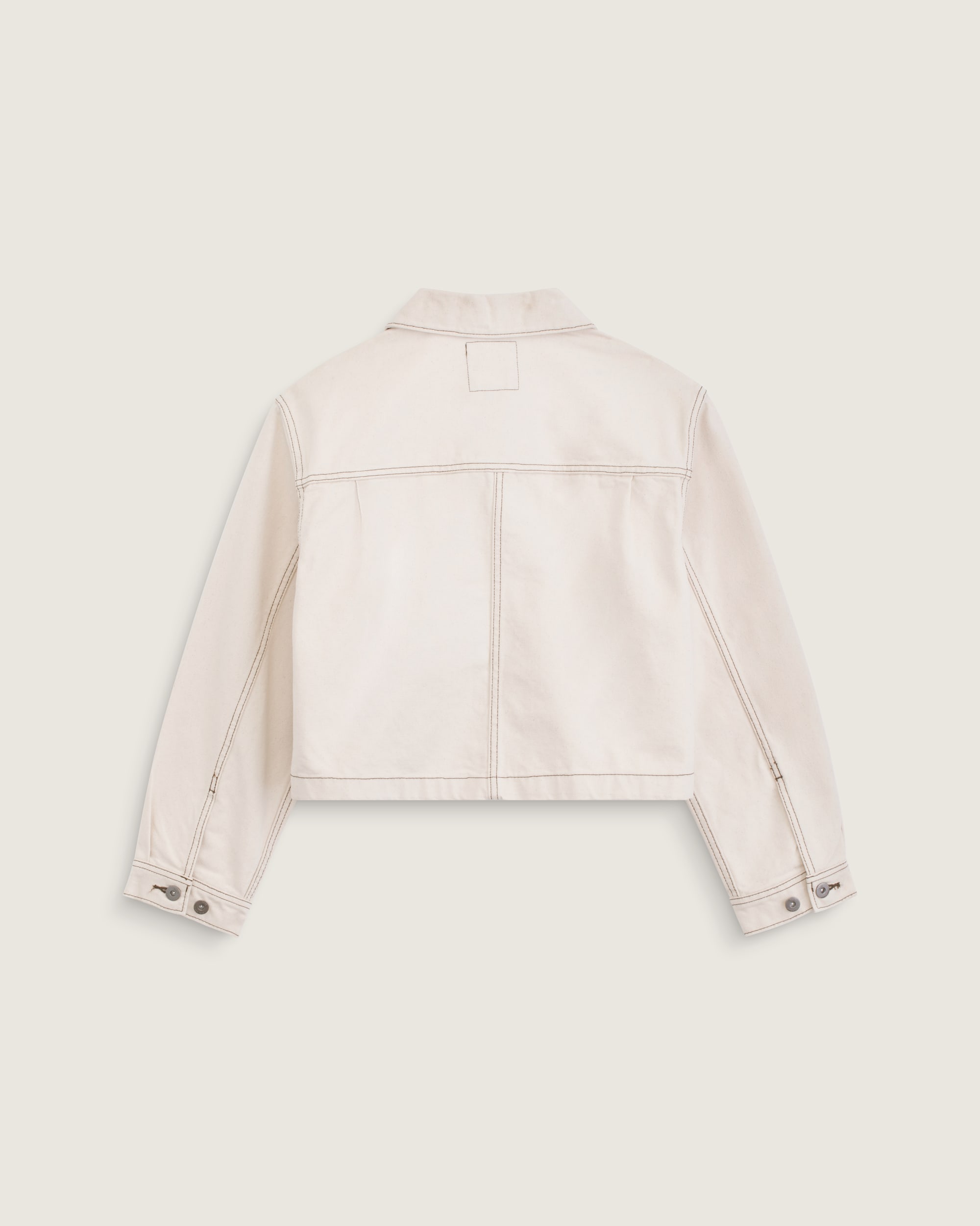 Emily Boxy Work Wear Jacket VANS Natural Seed ALT1