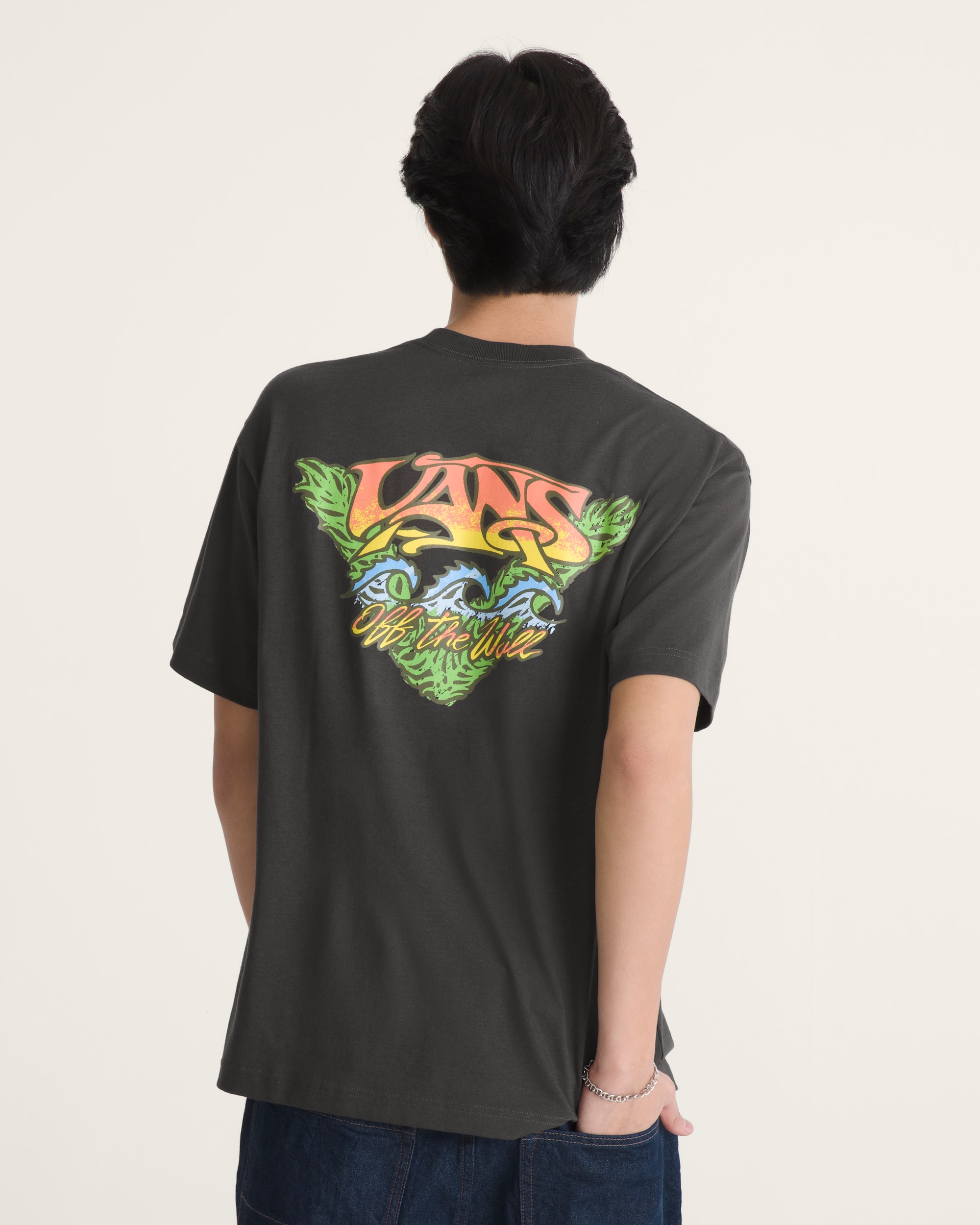 Tshirt Triple Wave Surf Club VANS Noir dlav ALT3