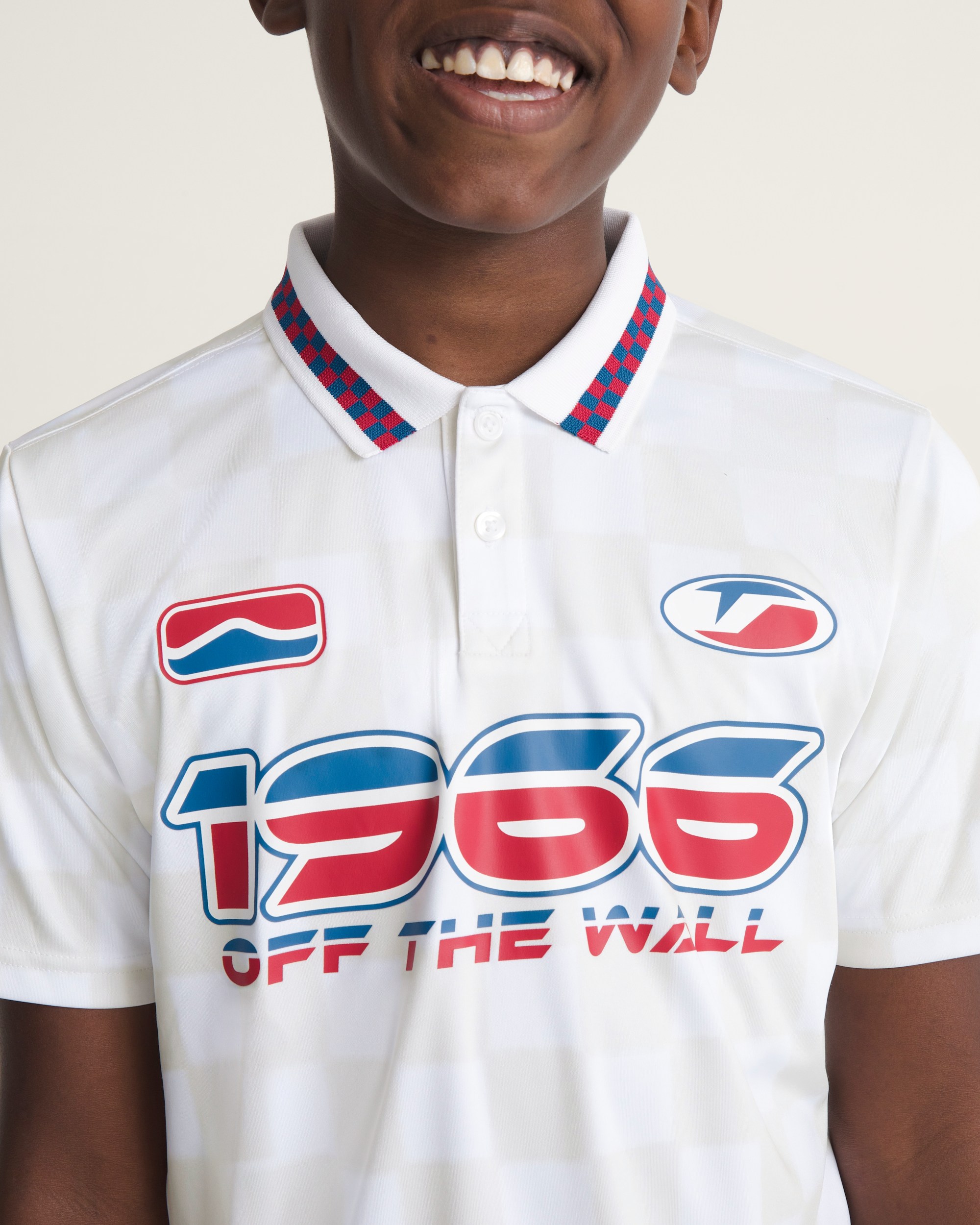 Kids Derby Soccer Jersey VANS White ALT4