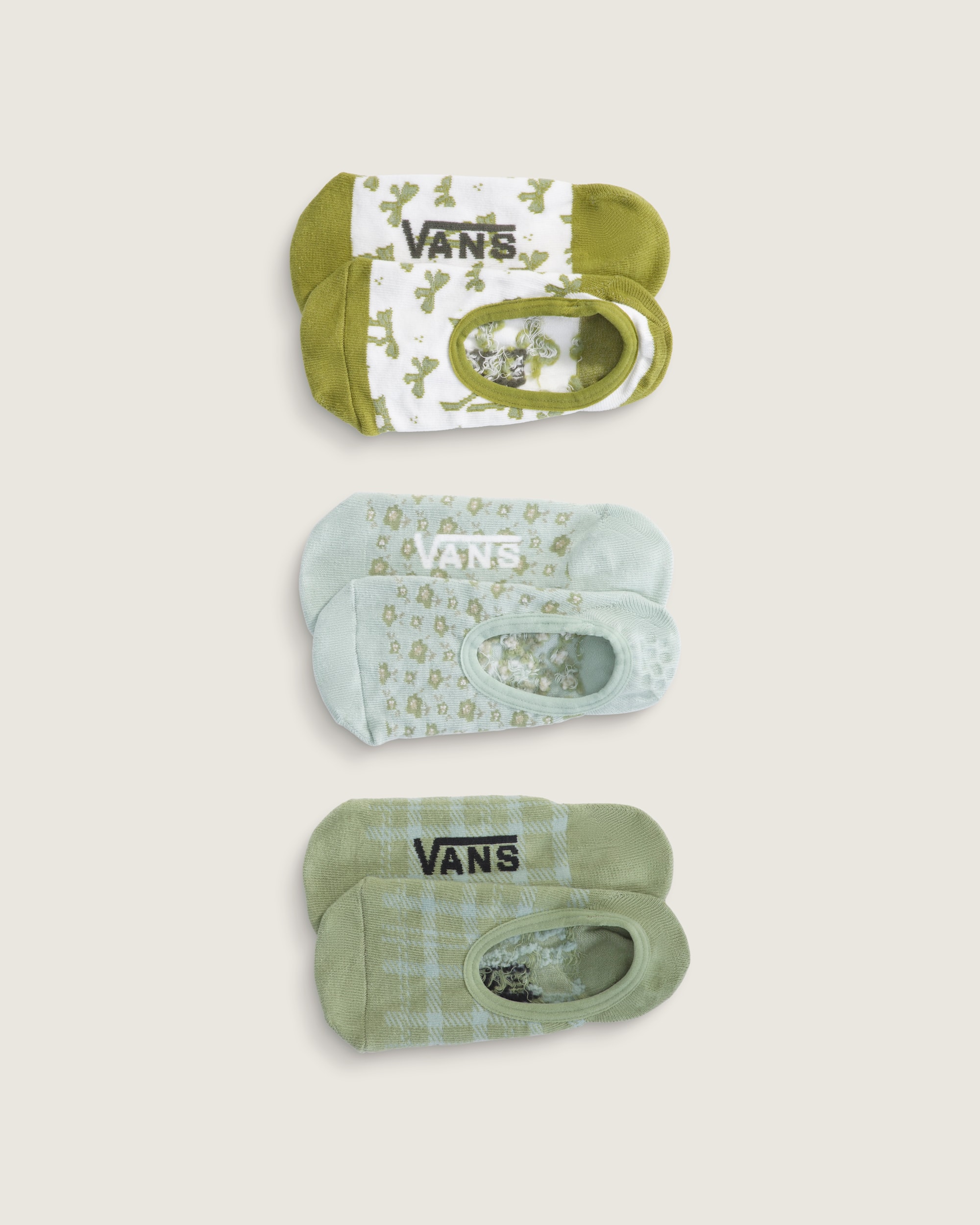 Kids Classic Canoodle Socks 3Pack VANS Soft Sage HERO