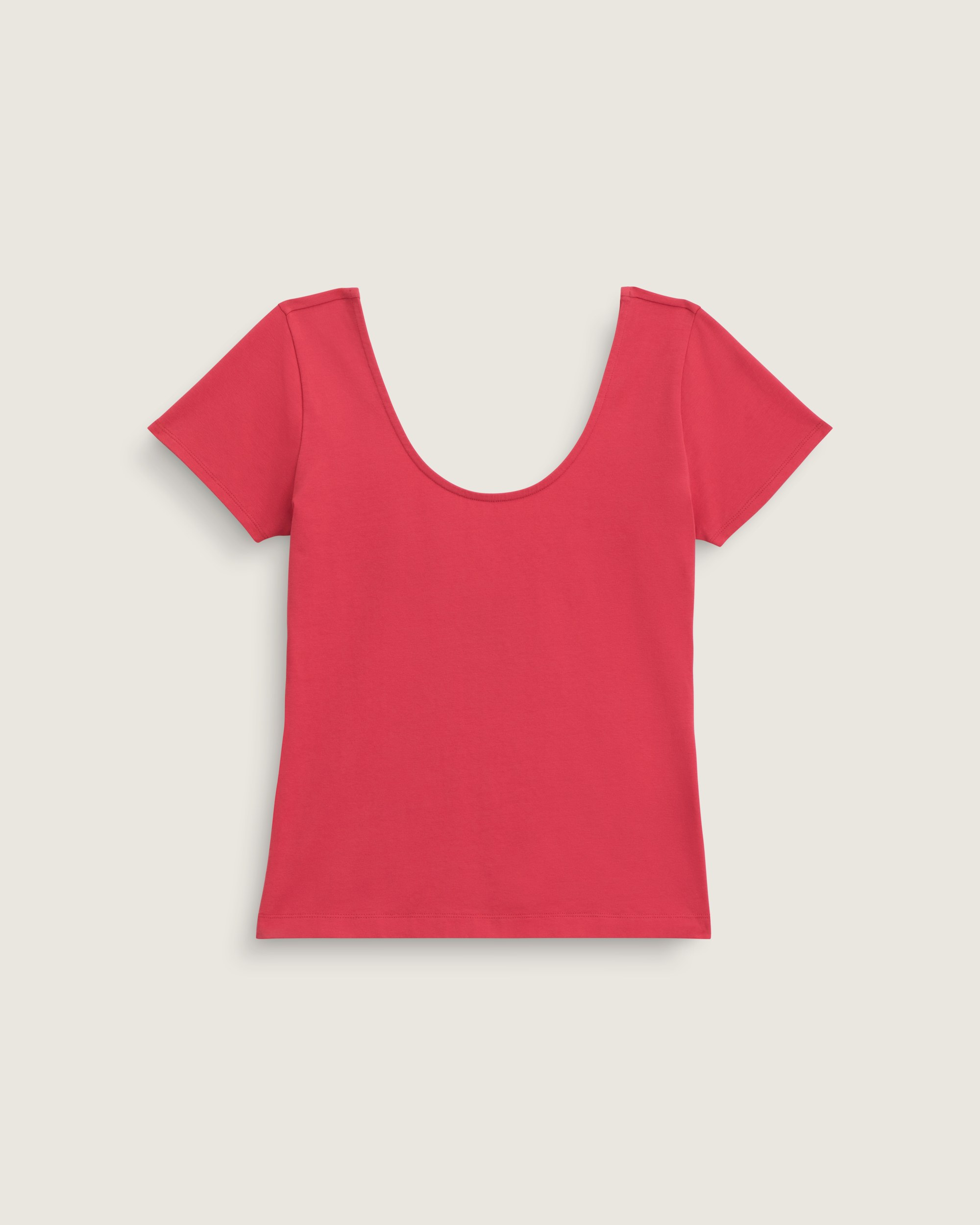 Double Scoop TShirt VANS Crimson Haze Red HERO