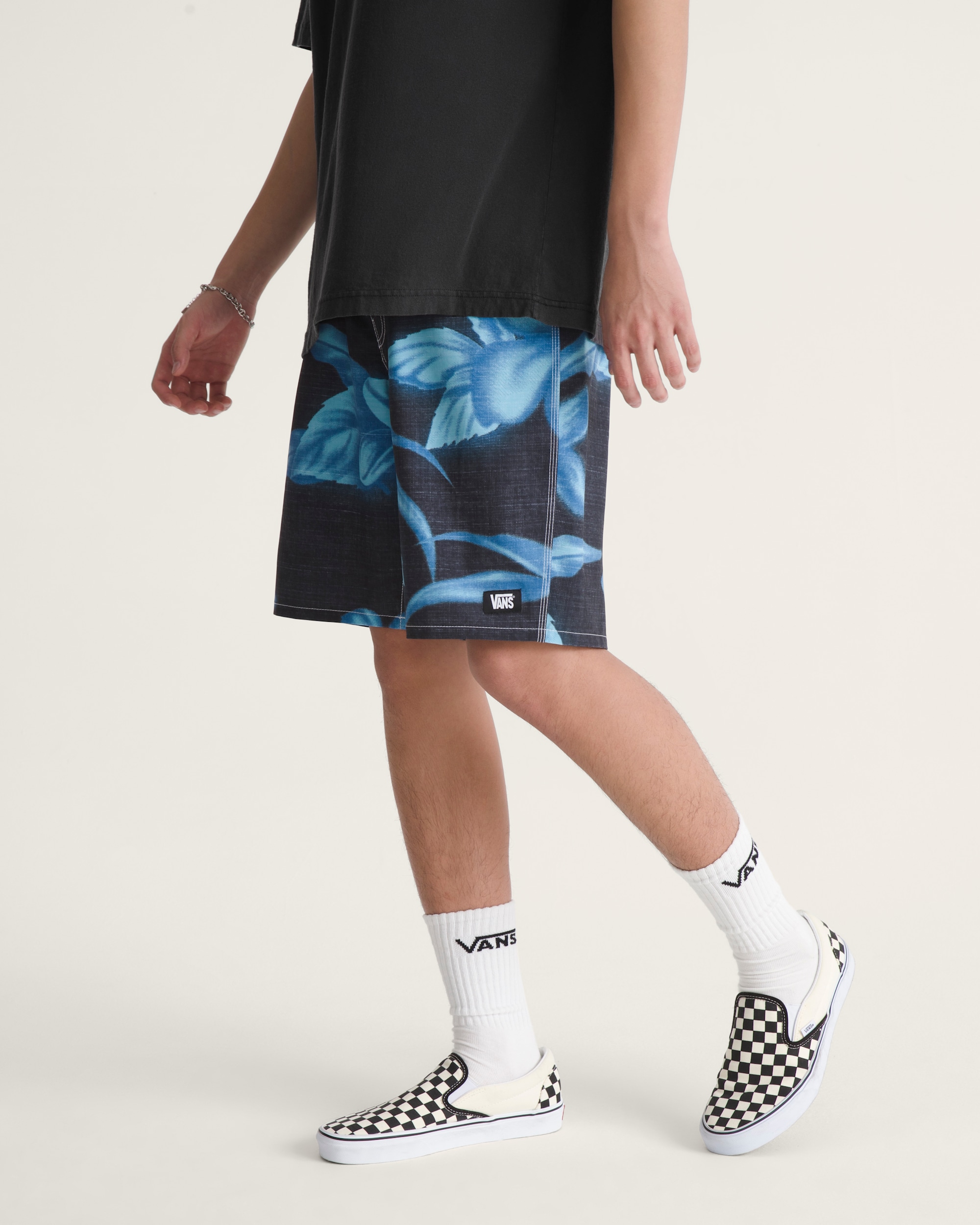 Airbrush Floral Boardshorts VANS Black ALT5