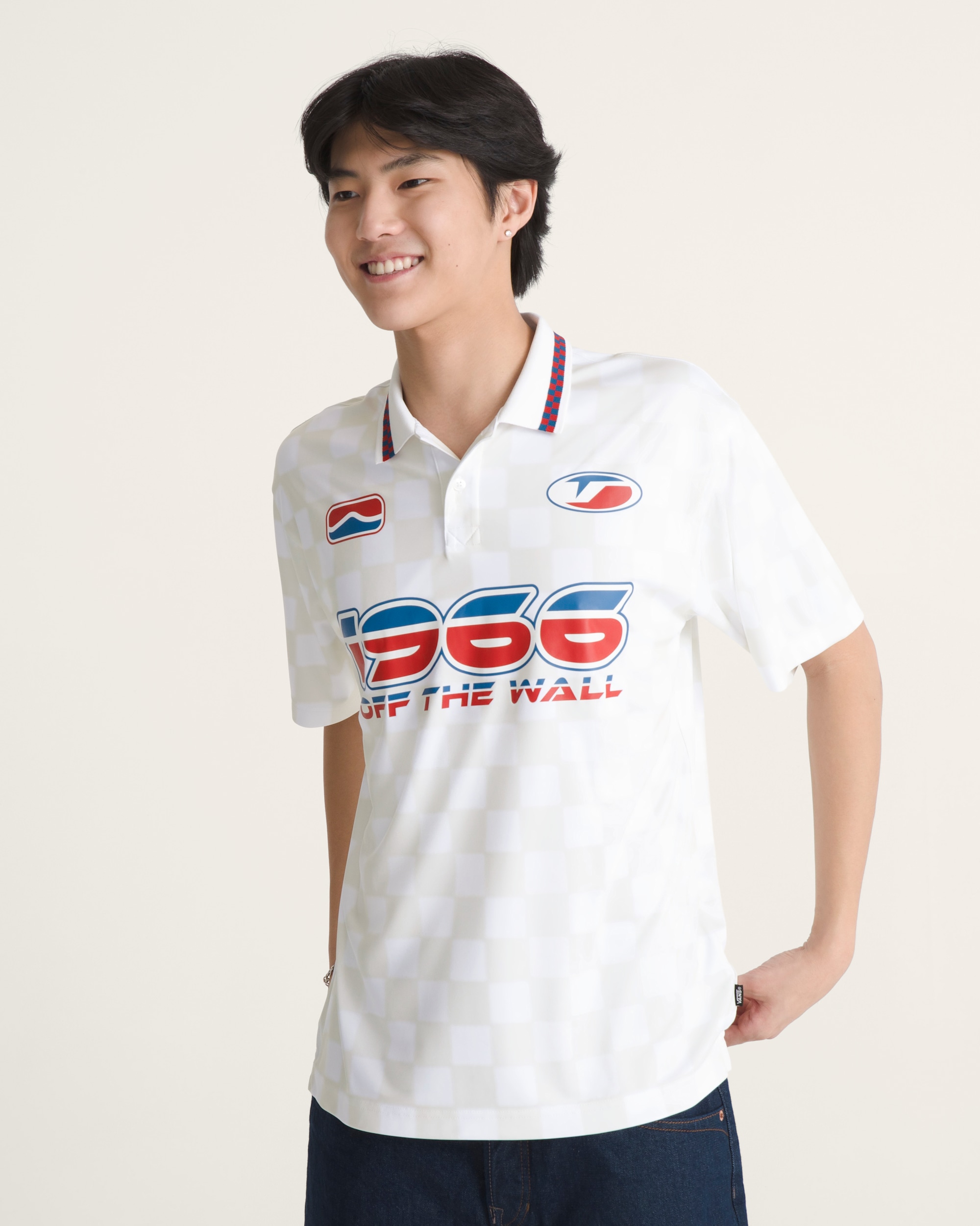 Derby Soccer Jersey VANS White ALT2