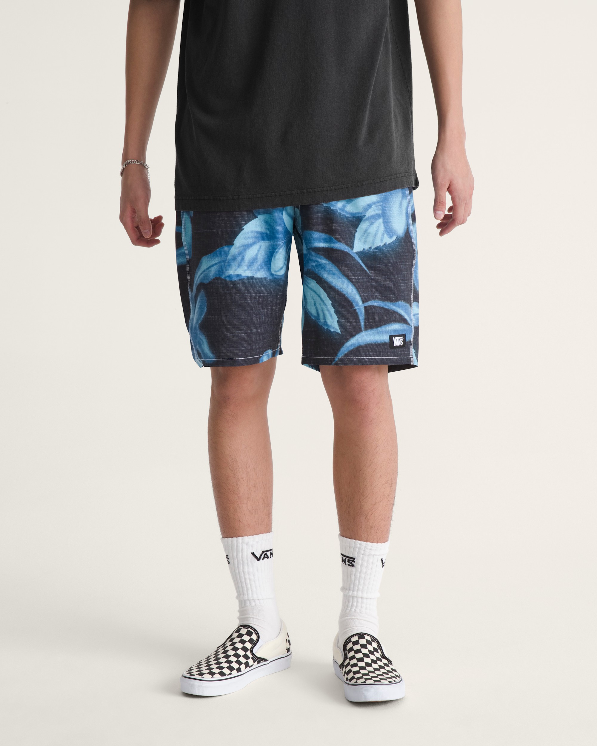 Airbrush Floral Boardshorts VANS Black ALT2