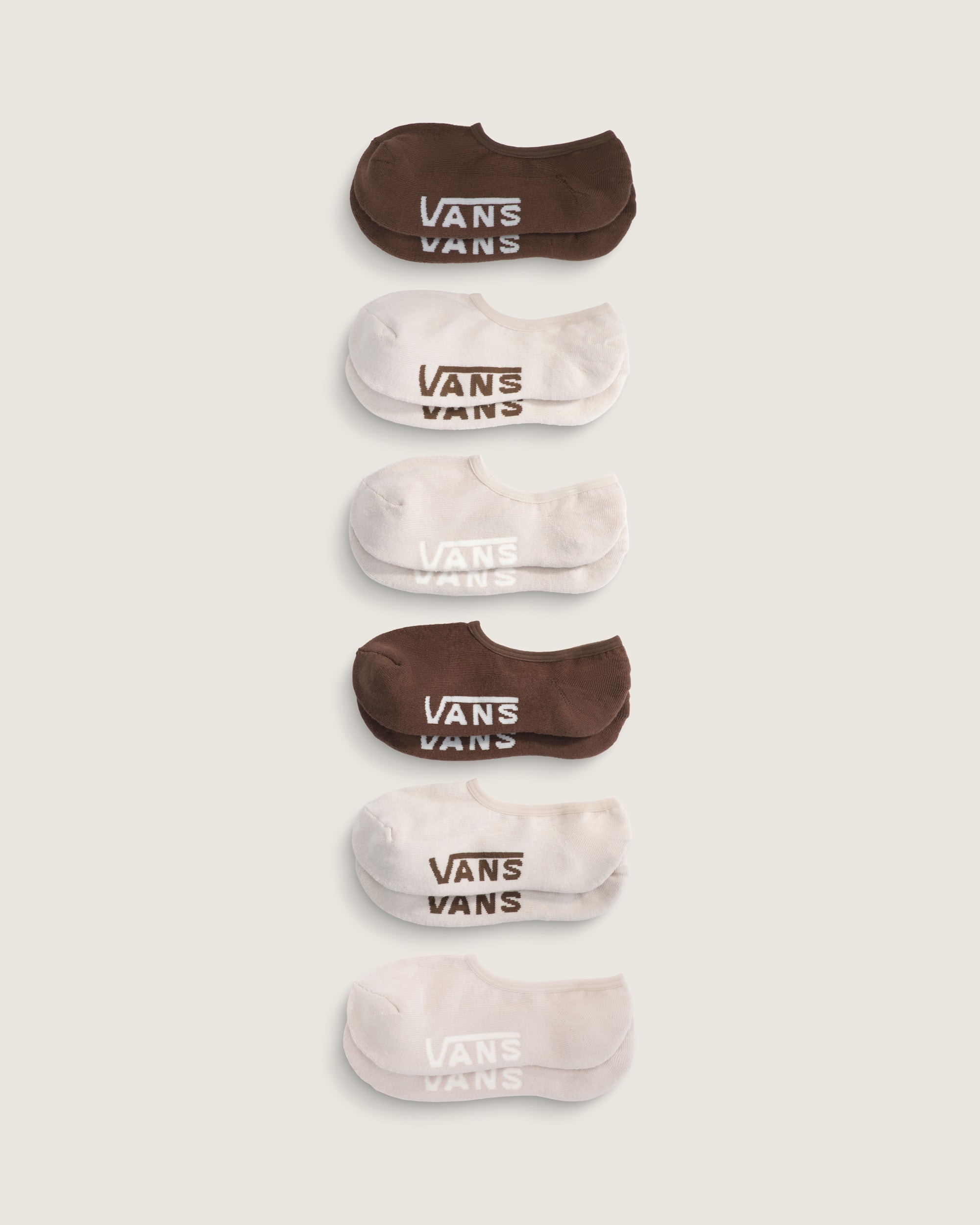 Classic No Show Socks VANS Turtledove White HERO