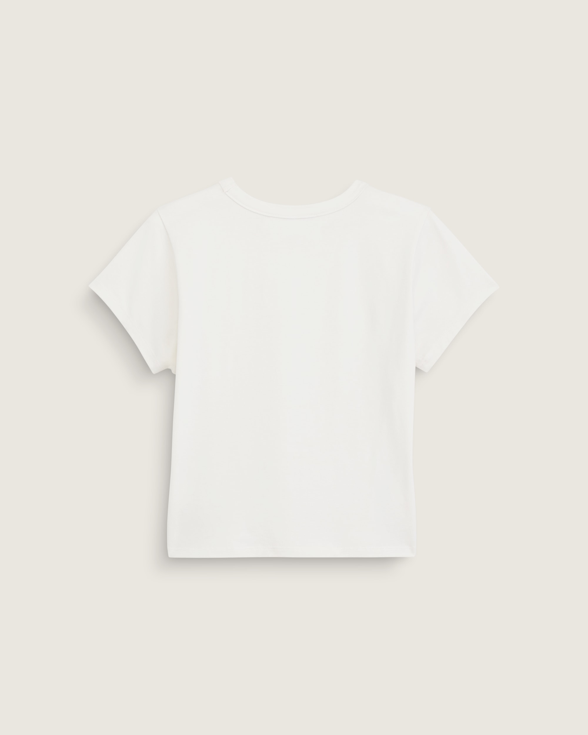 Jersey Knit Shirt VANS Marshmallow White ALT1