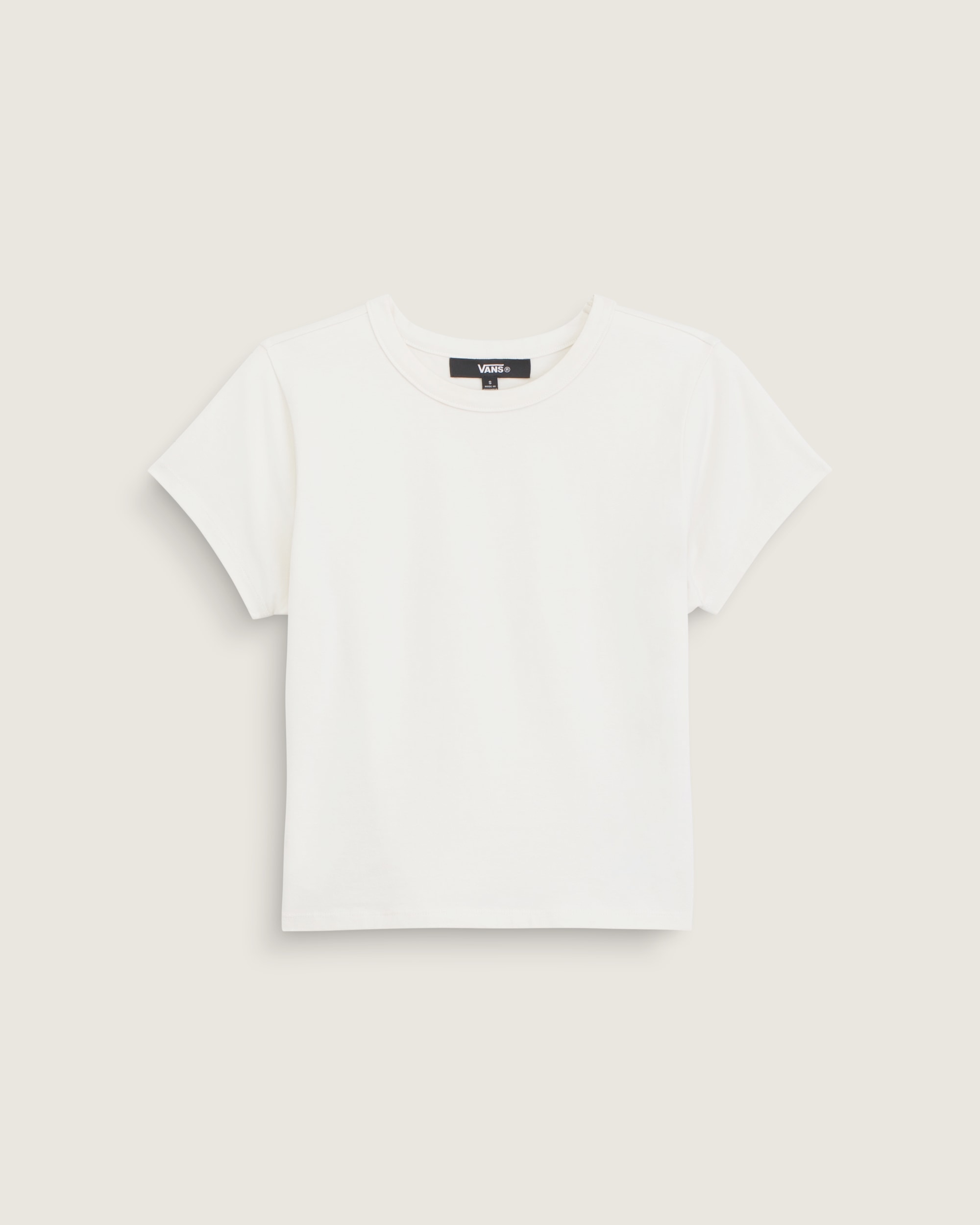Jersey Knit Shirt VANS Marshmallow White HERO