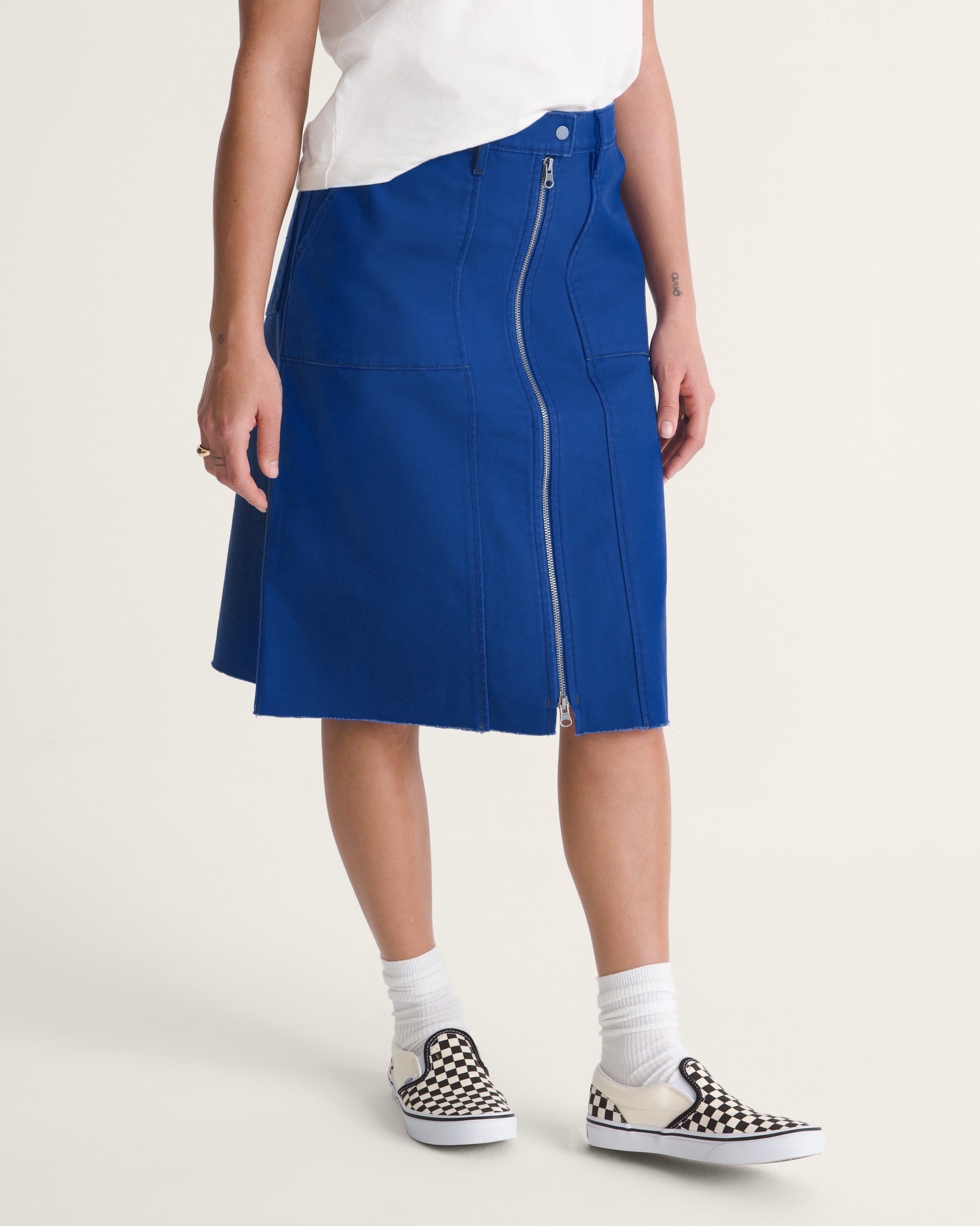Canvas Midi Skirt VANS Indigo Blue ALT5