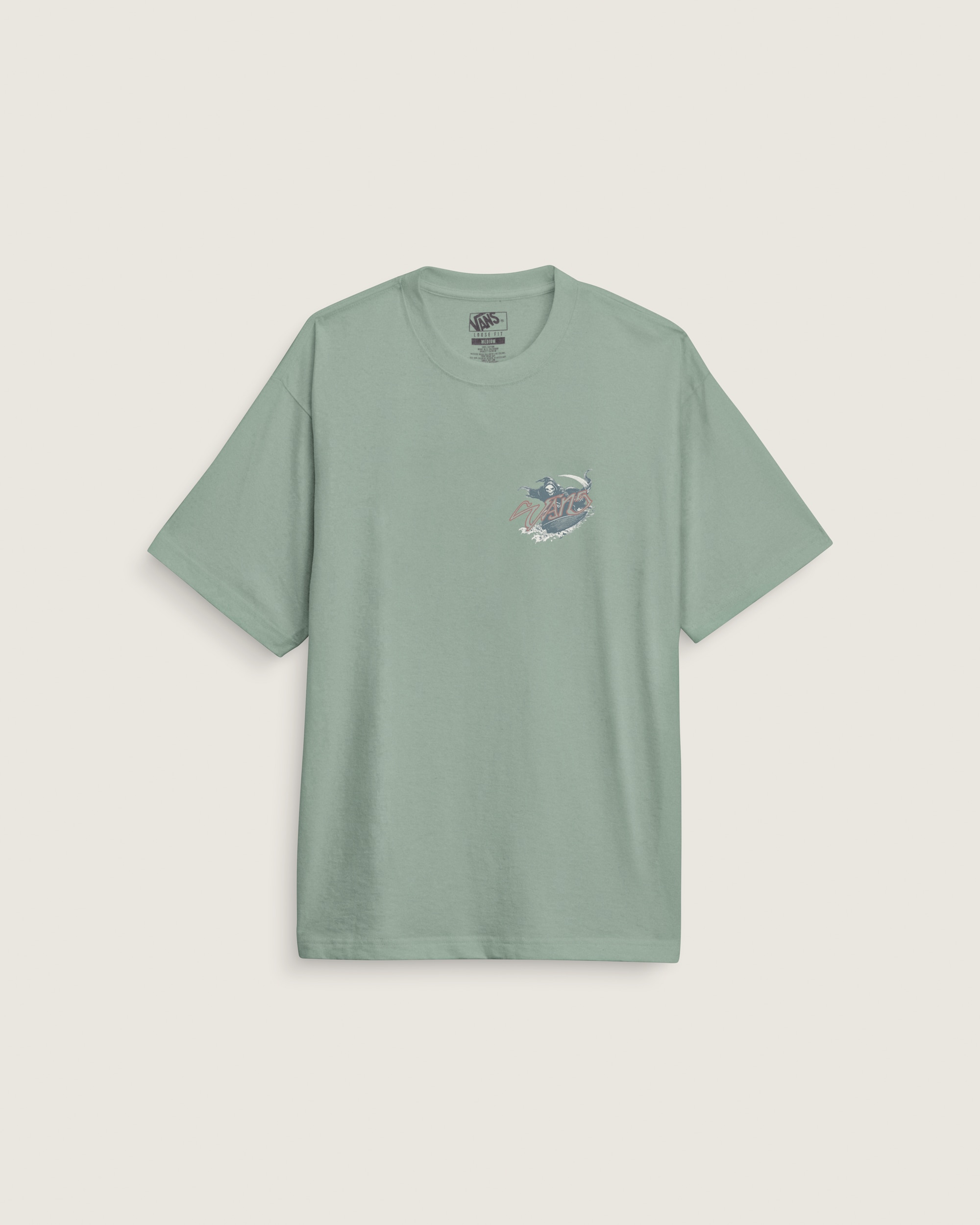 Grim Carver TShirt VANS Grey Olive ALT1