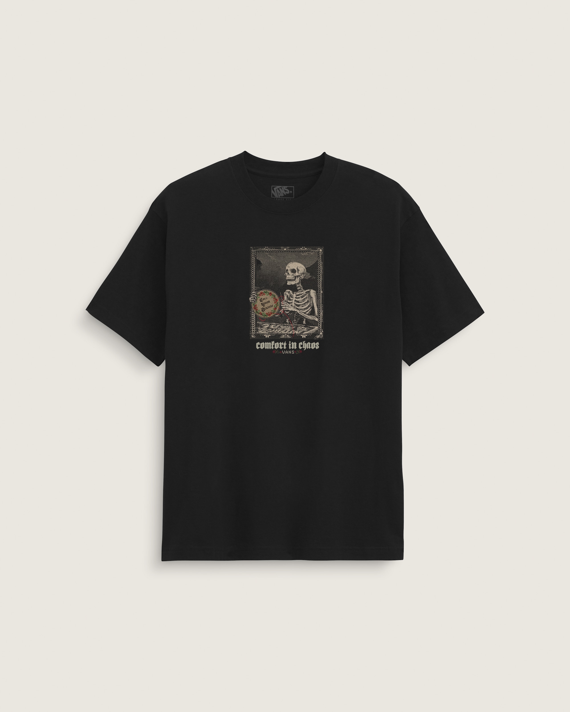 Comfort in Chaos TShirt VANS Black HERO