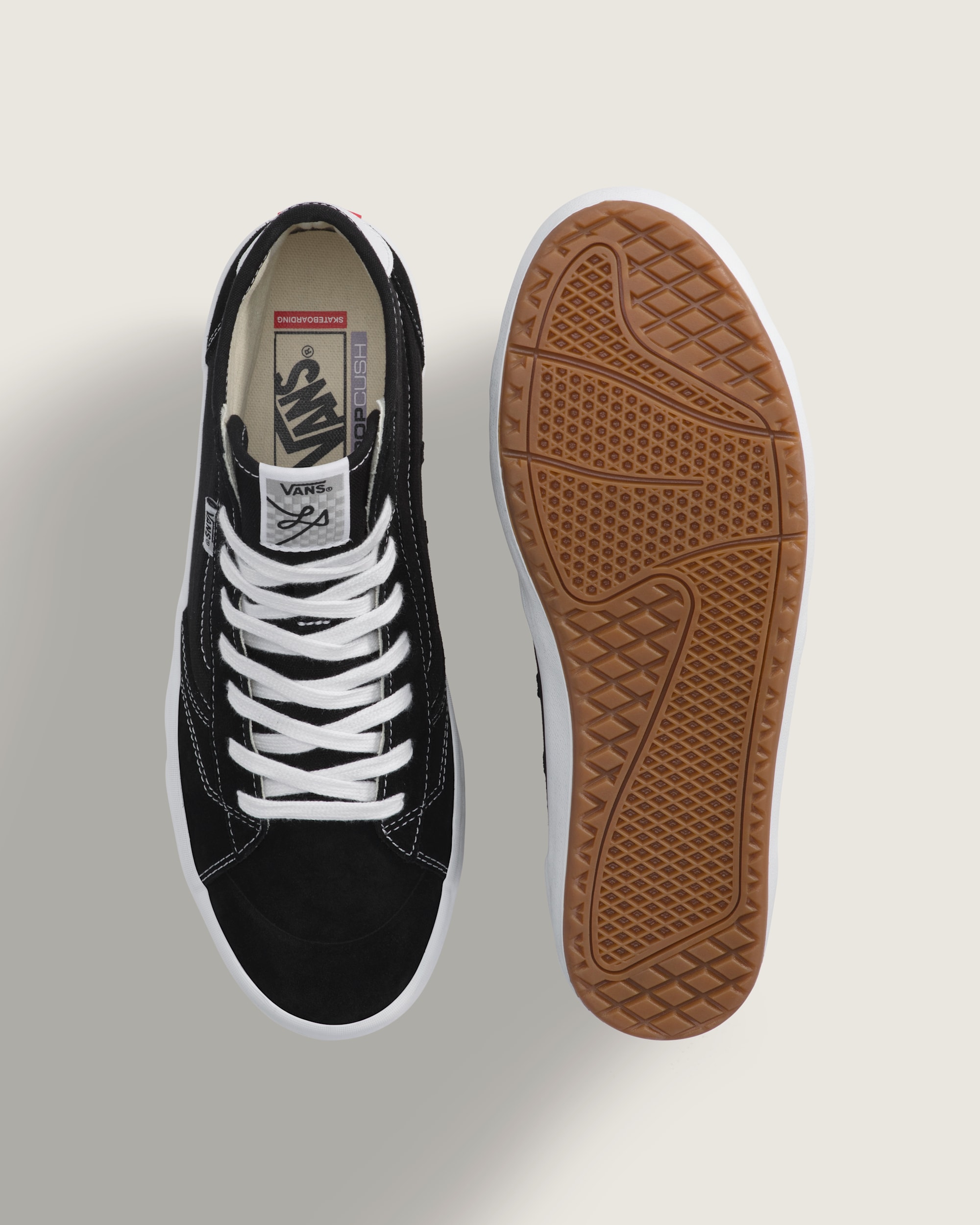 Skate Lizzie Shoe VANS Black  White ALT2