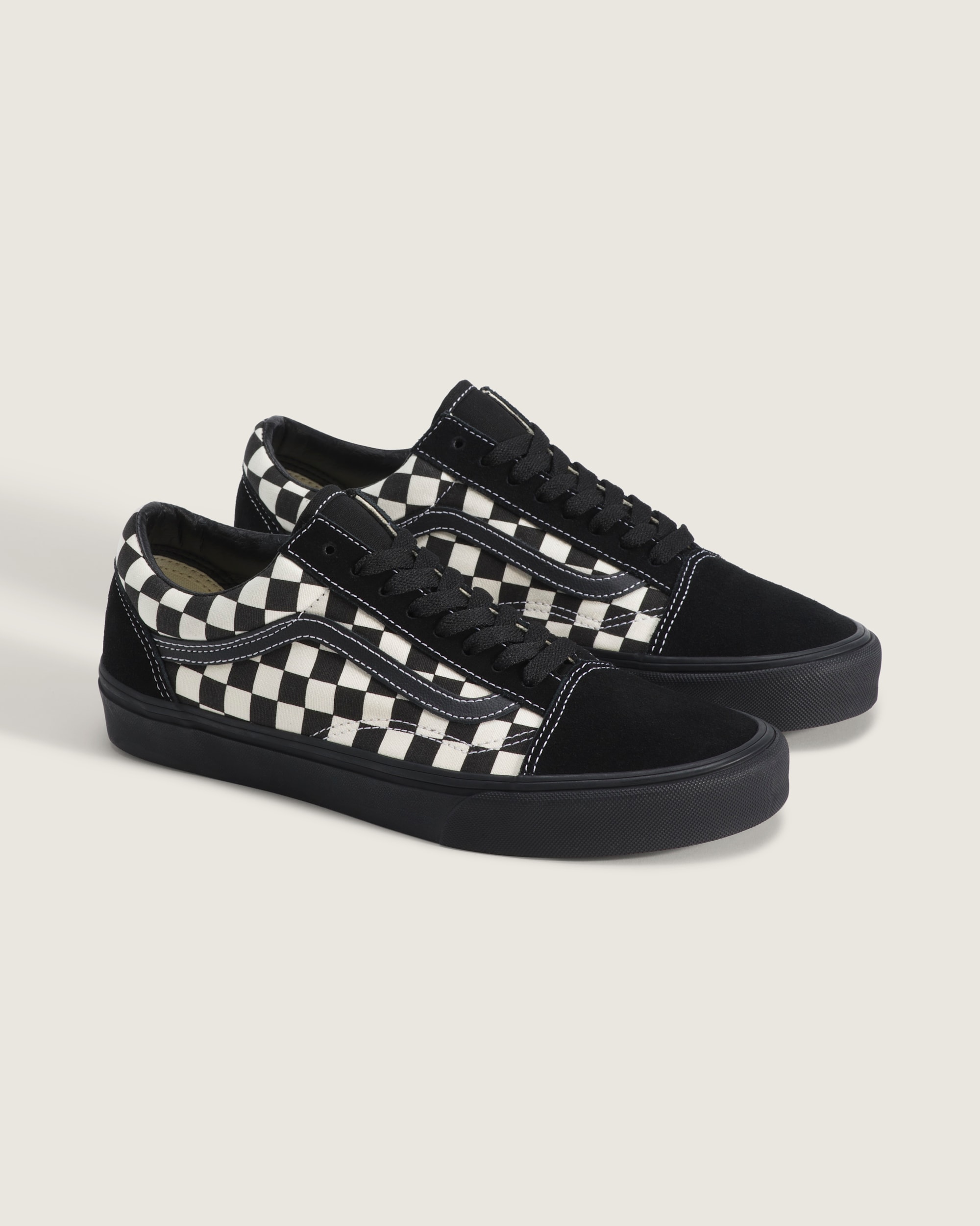 Old Skool Shoe VANS Checkerboard Black  White ALT1