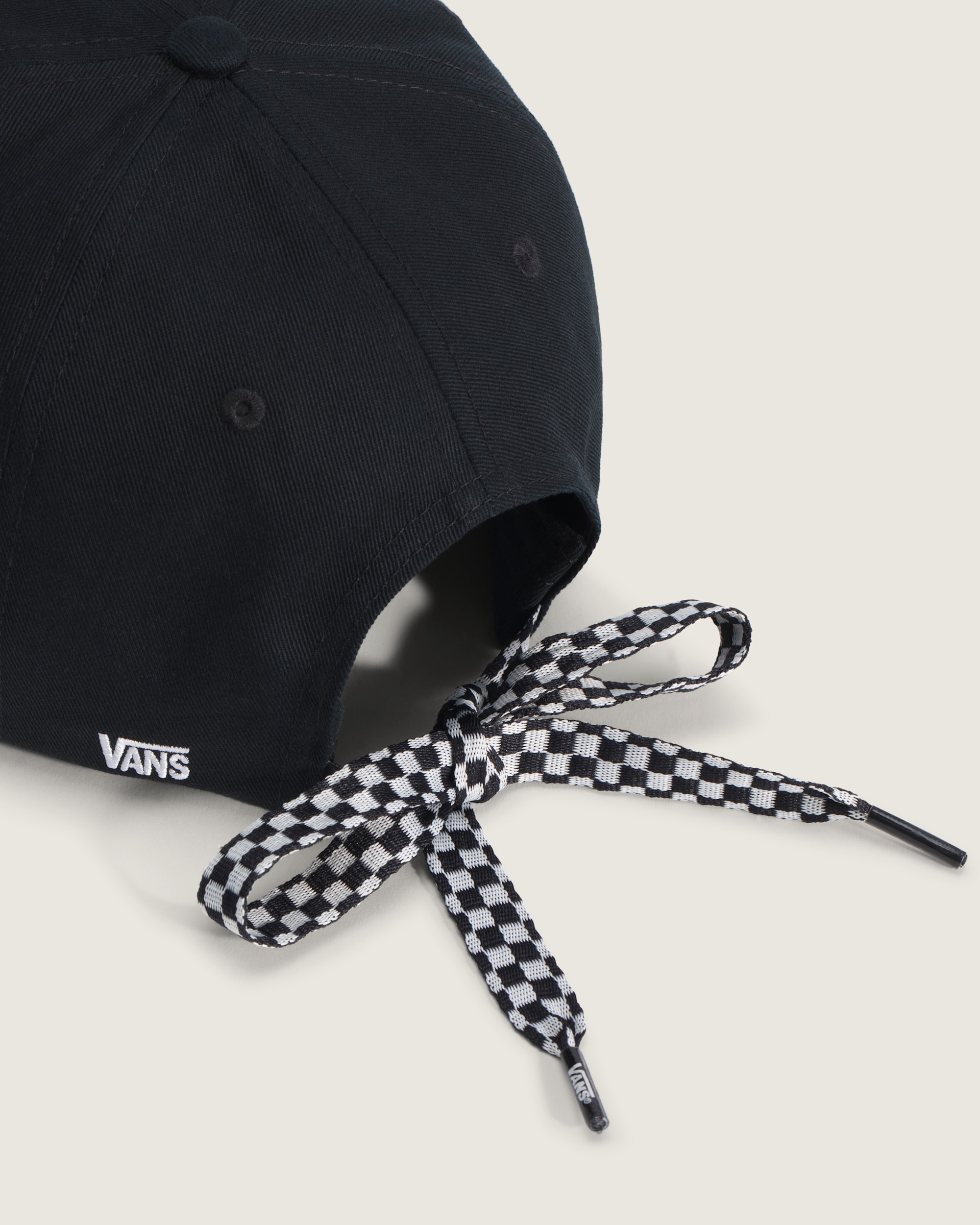 Bow Back Curved Bill Jockey Hat VANS Black ALT1