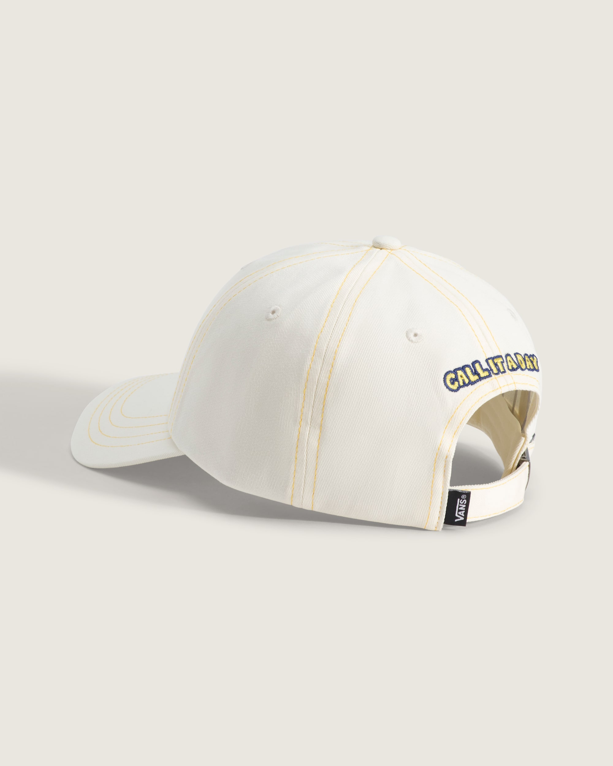 Call It A Day Curved Bill Jockey Hat VANS Marshmallow ALT2