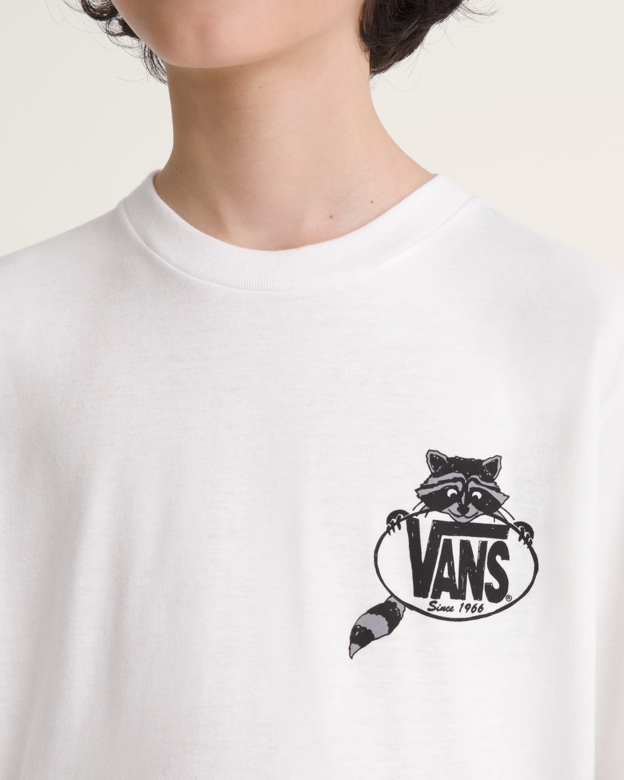 Kids Dumpster Raccoon TShirt VANS White ALT4