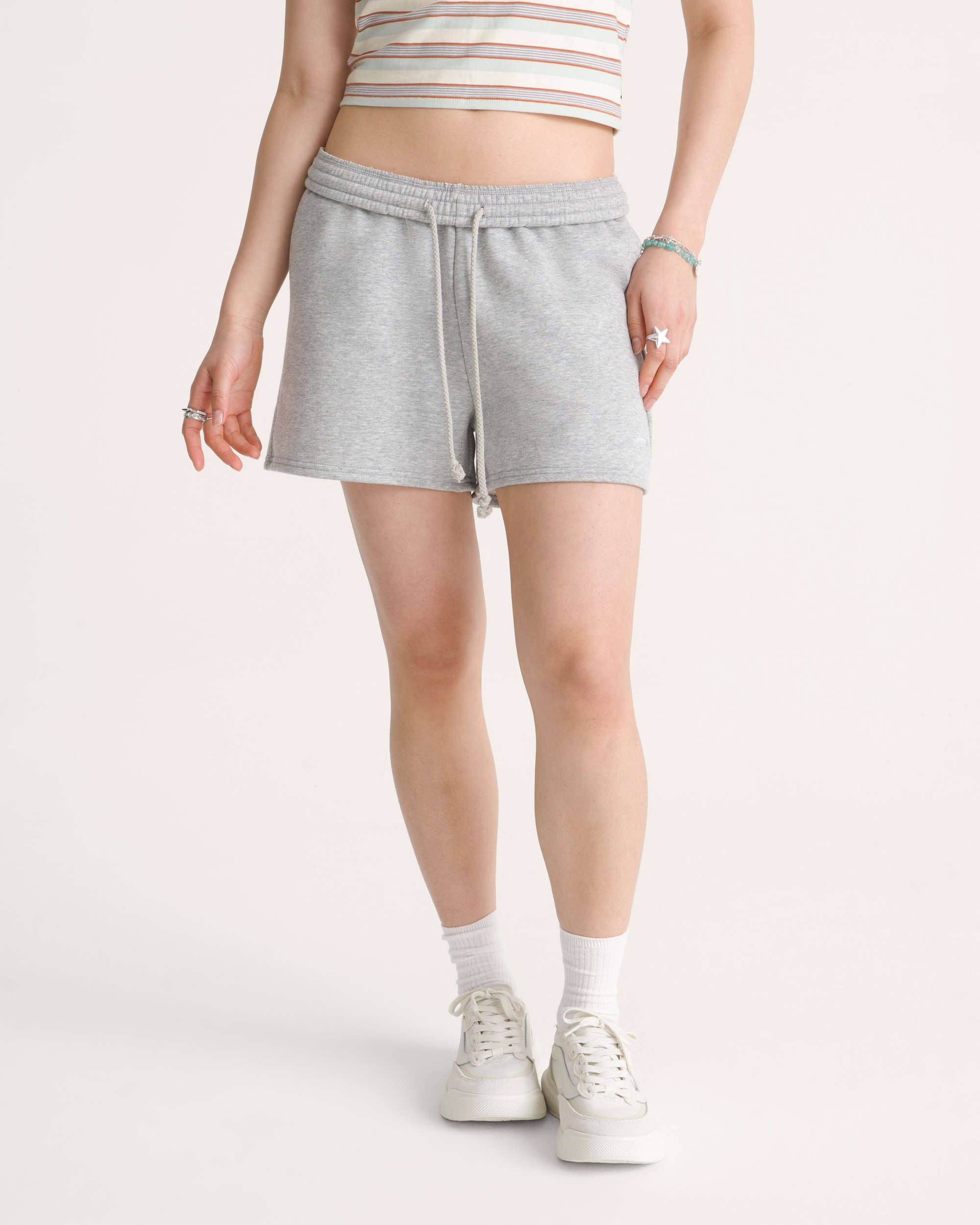 Salton Fleece Short VANS Cement Heather Grey ALT2