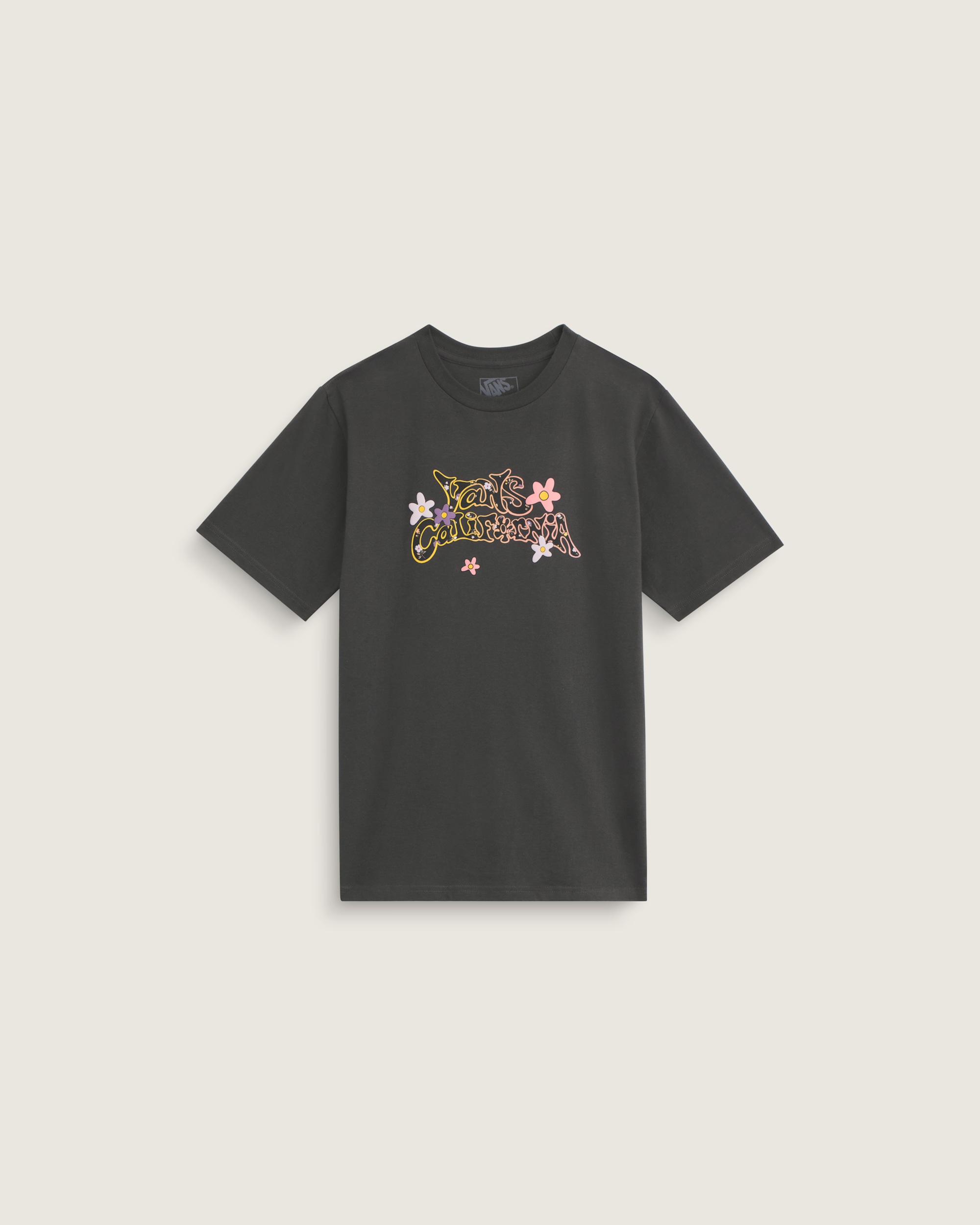 Kids Cali Ditsy Floral TShirt VANS Faded Black HERO