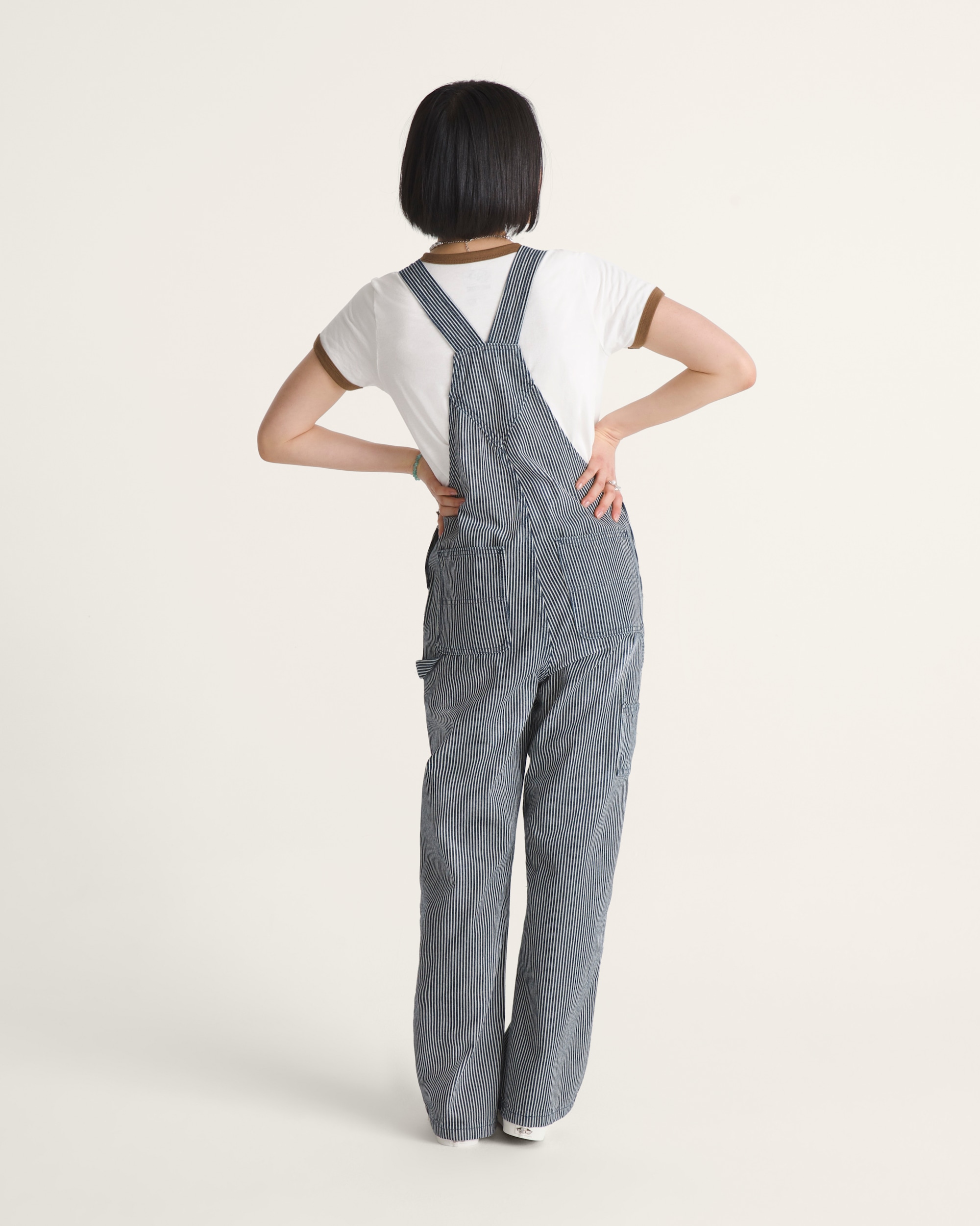 Chore Stripe Overall VANS Hickory Stripe Blue ALT4