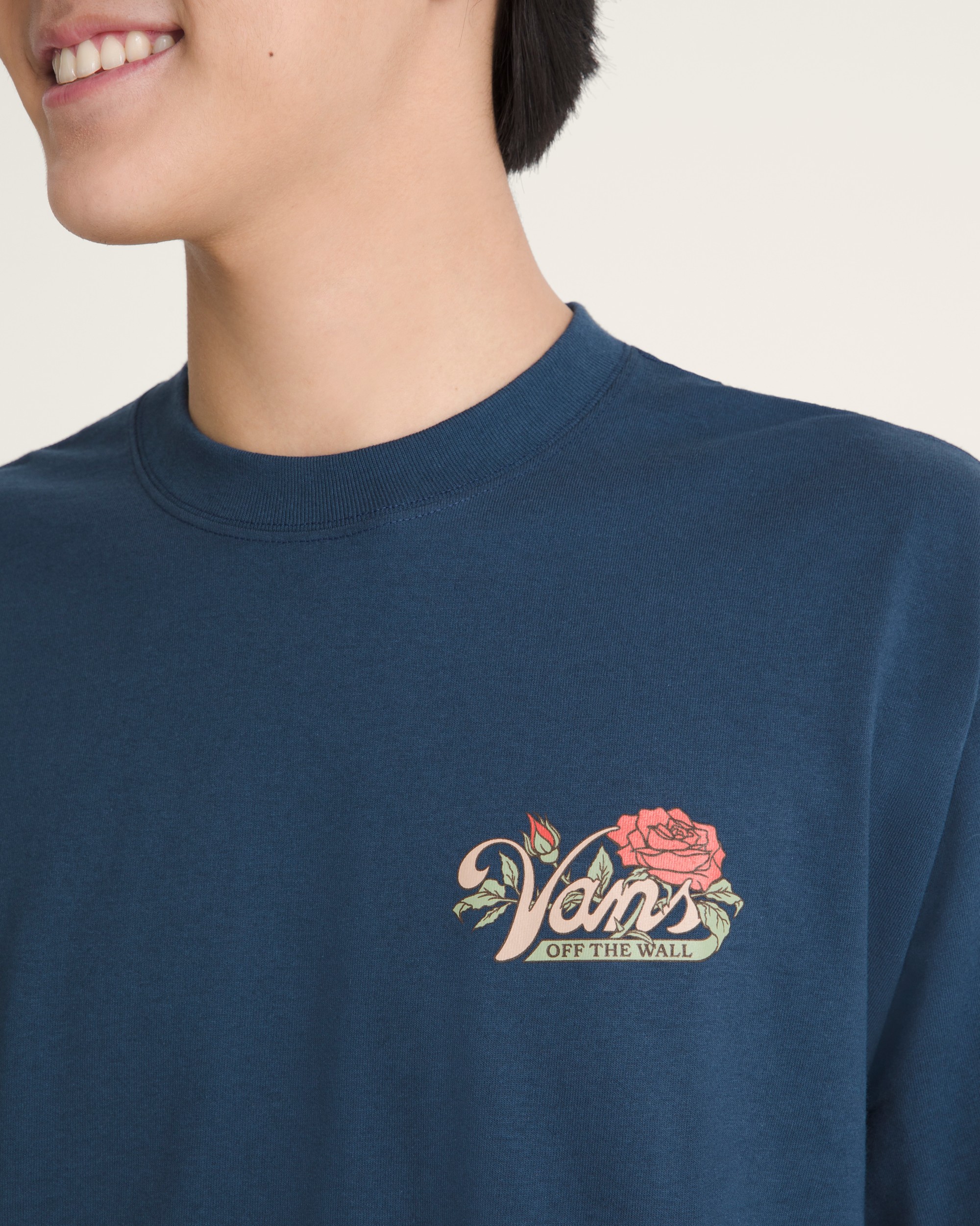 Old Skool Bloom TShirt VANS Dress Blues ALT4