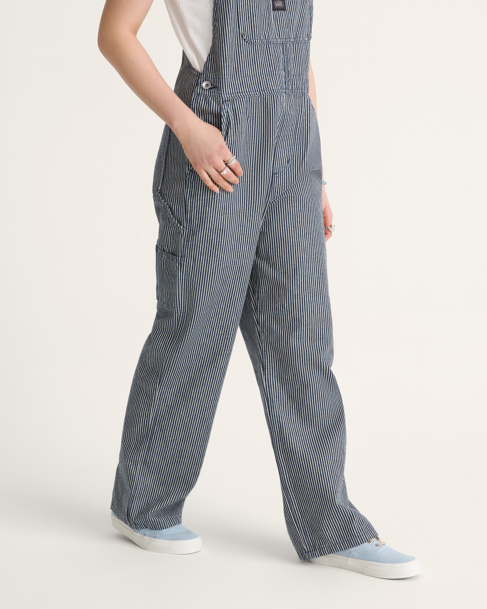 Chore Stripe Overall VANS Hickory Stripe Blue ALT2