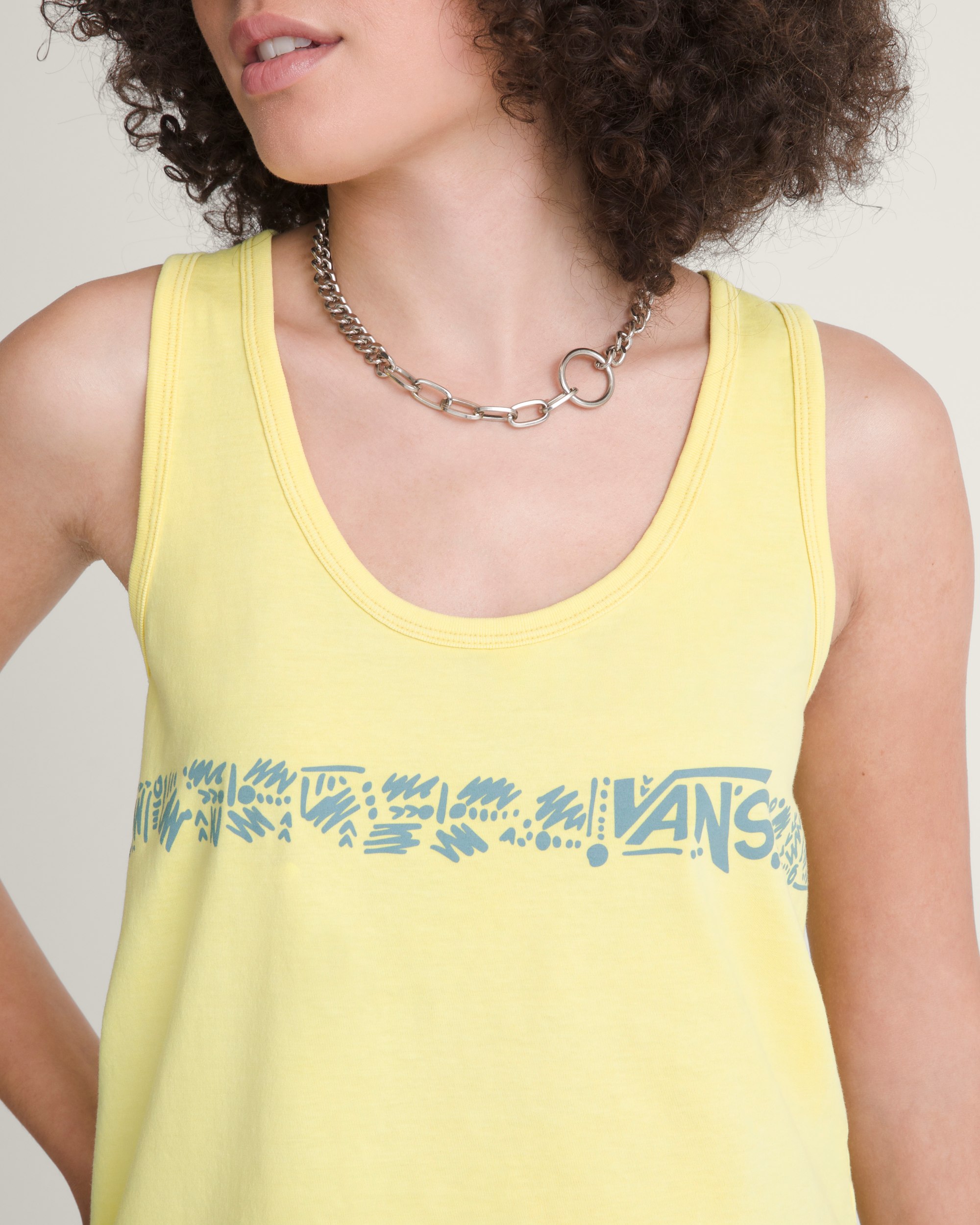 Sunny Daze 66 Tank Top VANS Faded Yellow ALT4