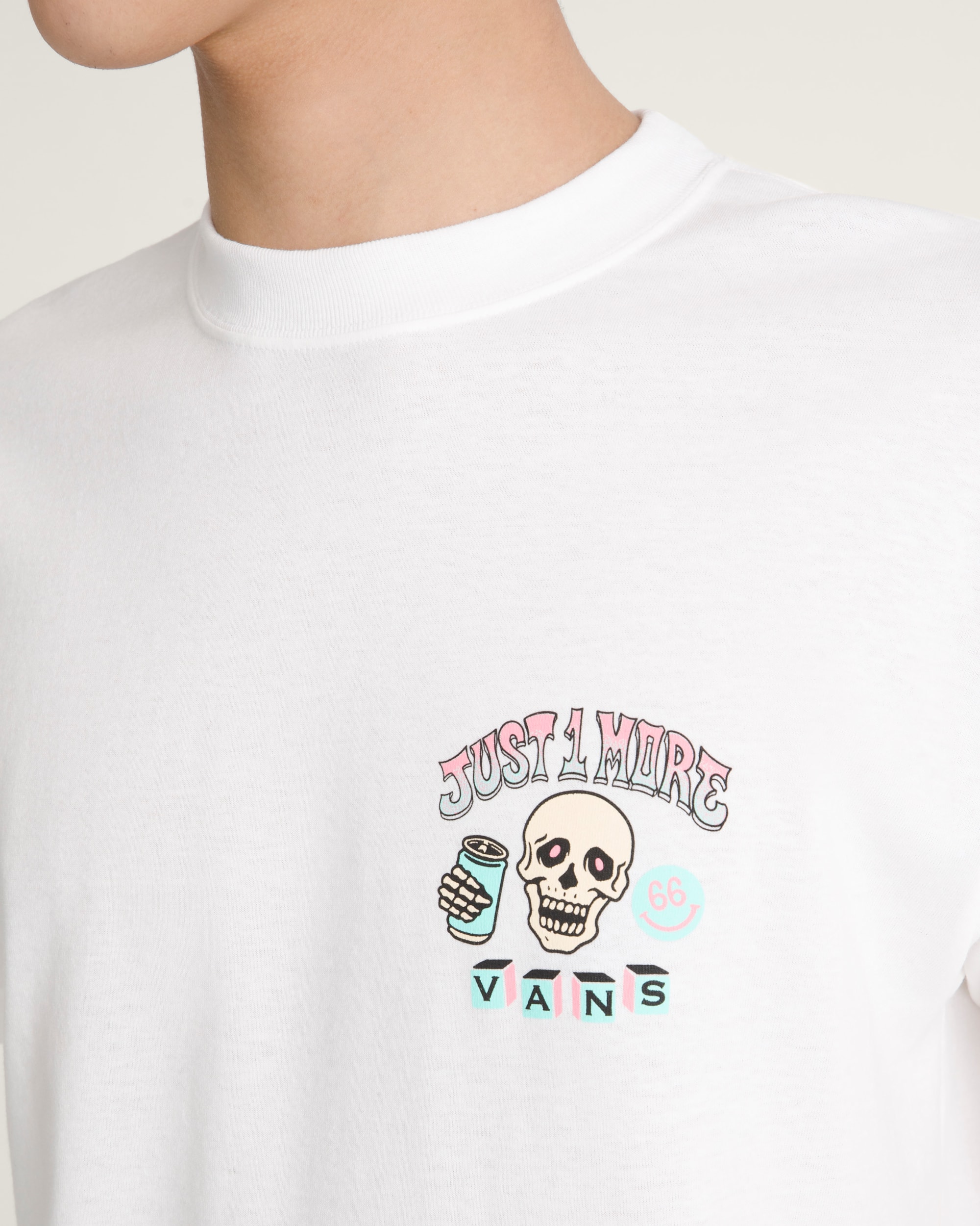 Beer Skull TShirt VANS White ALT4