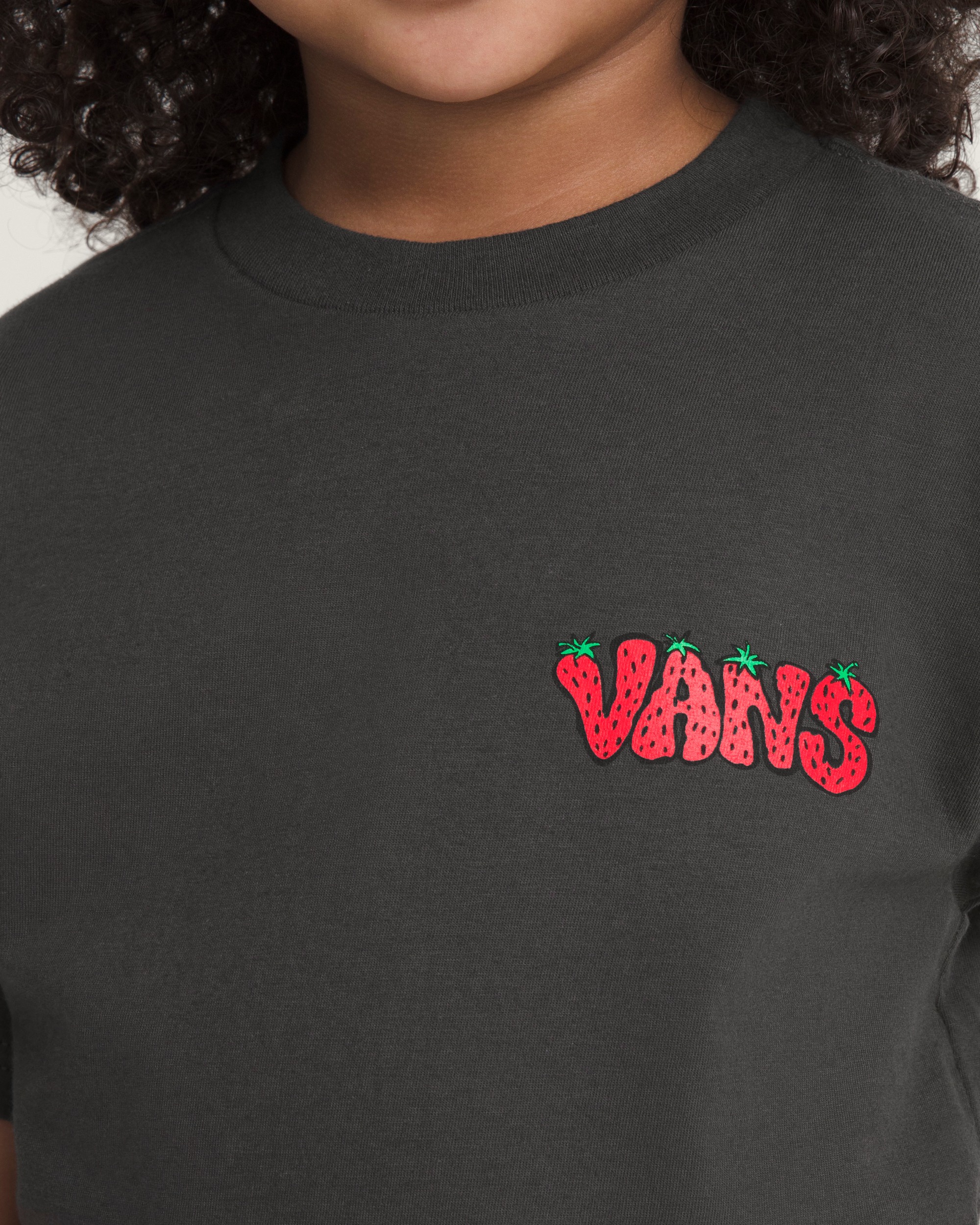 Little Kids Zoe Zoes Fresh Pick TShirt VANS Faded Black ALT4