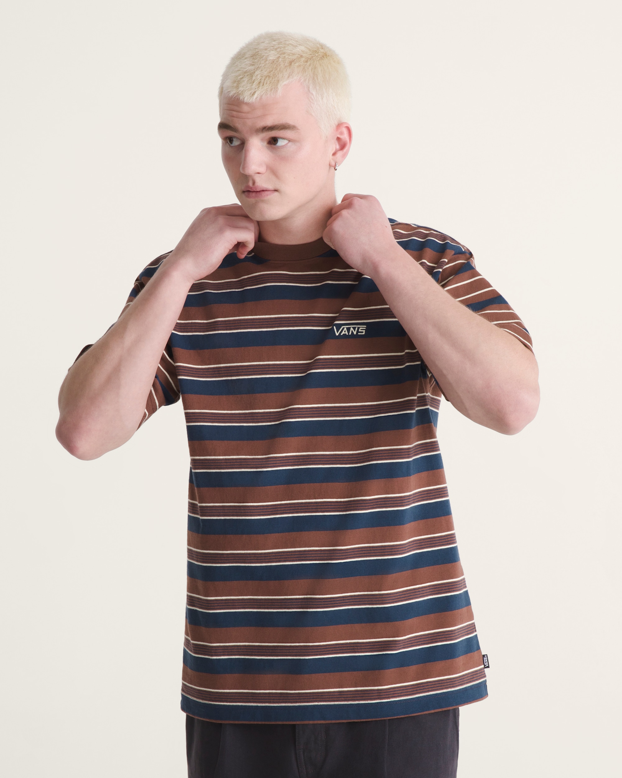 Pismo Knit Shirt VANS Potting Soil Brown ALT2