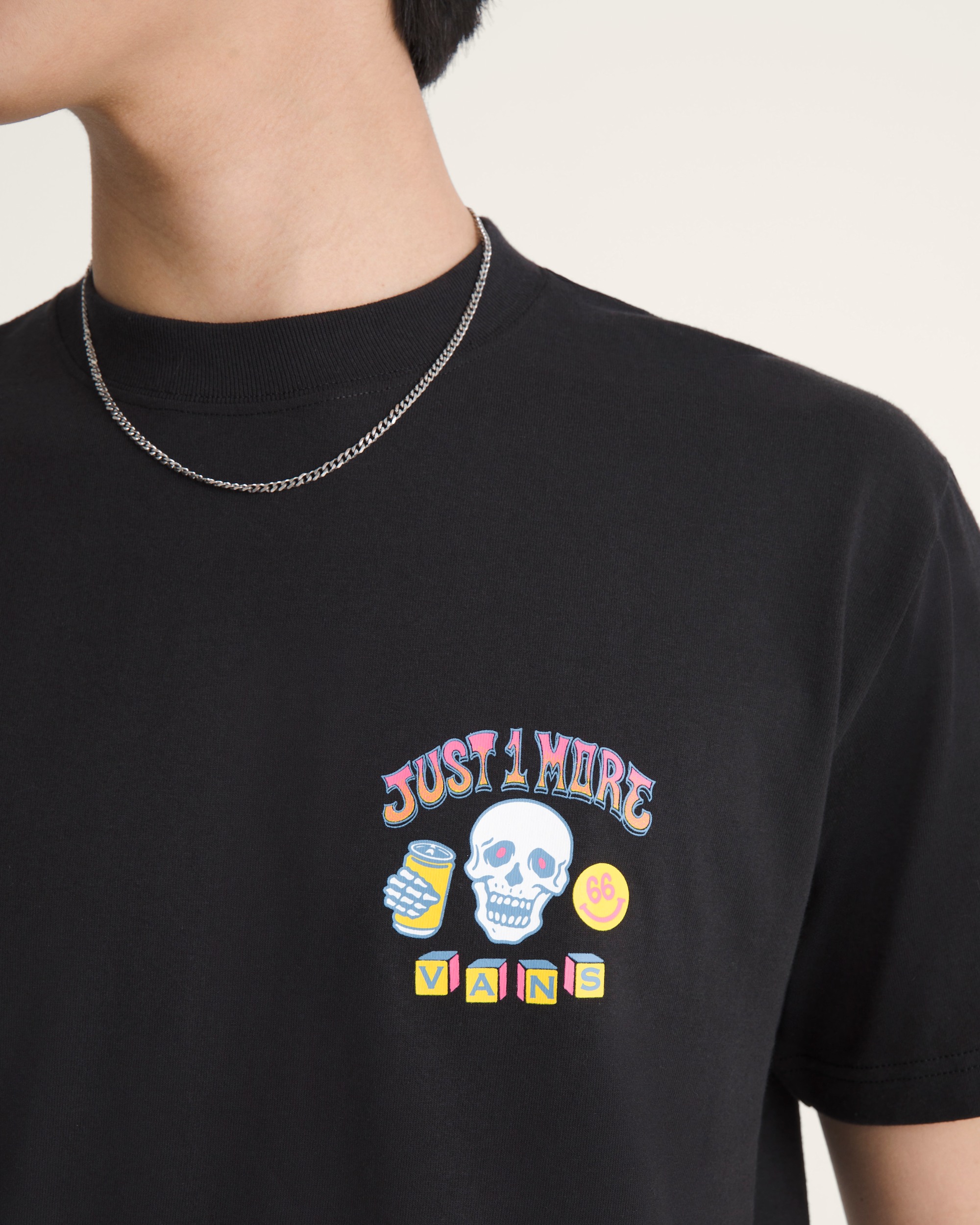 Beer Skull TShirt VANS Black ALT4