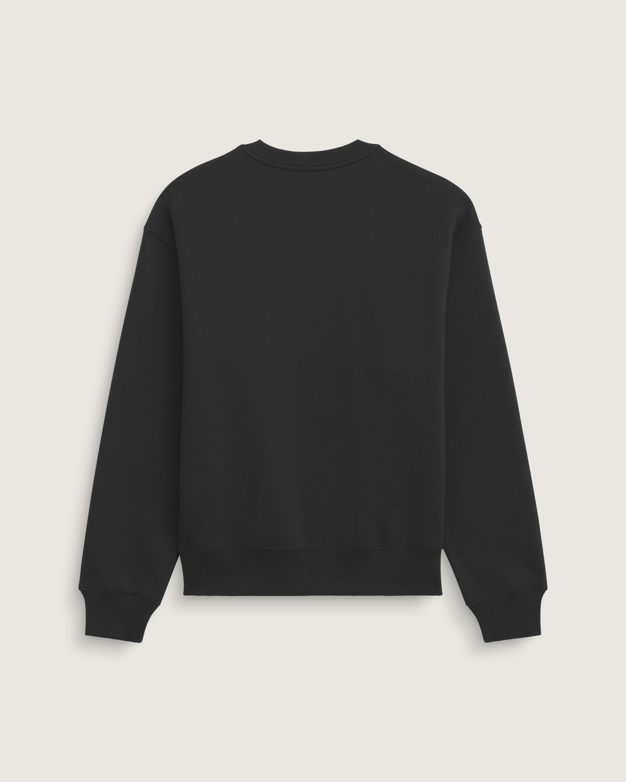 Stretch Logo Crew Sweatshirt VANS Black  White ALT1