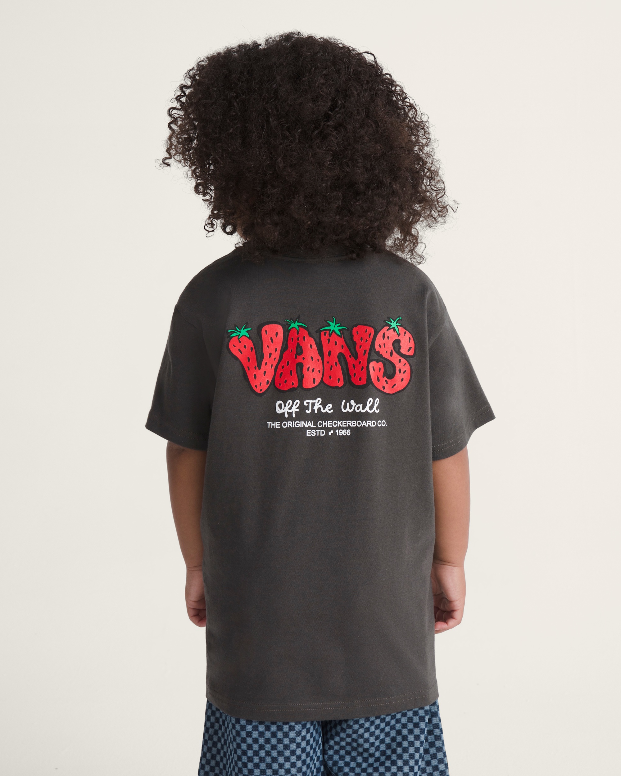 Little Kids Zoe Zoes Fresh Pick TShirt VANS Faded Black ALT3