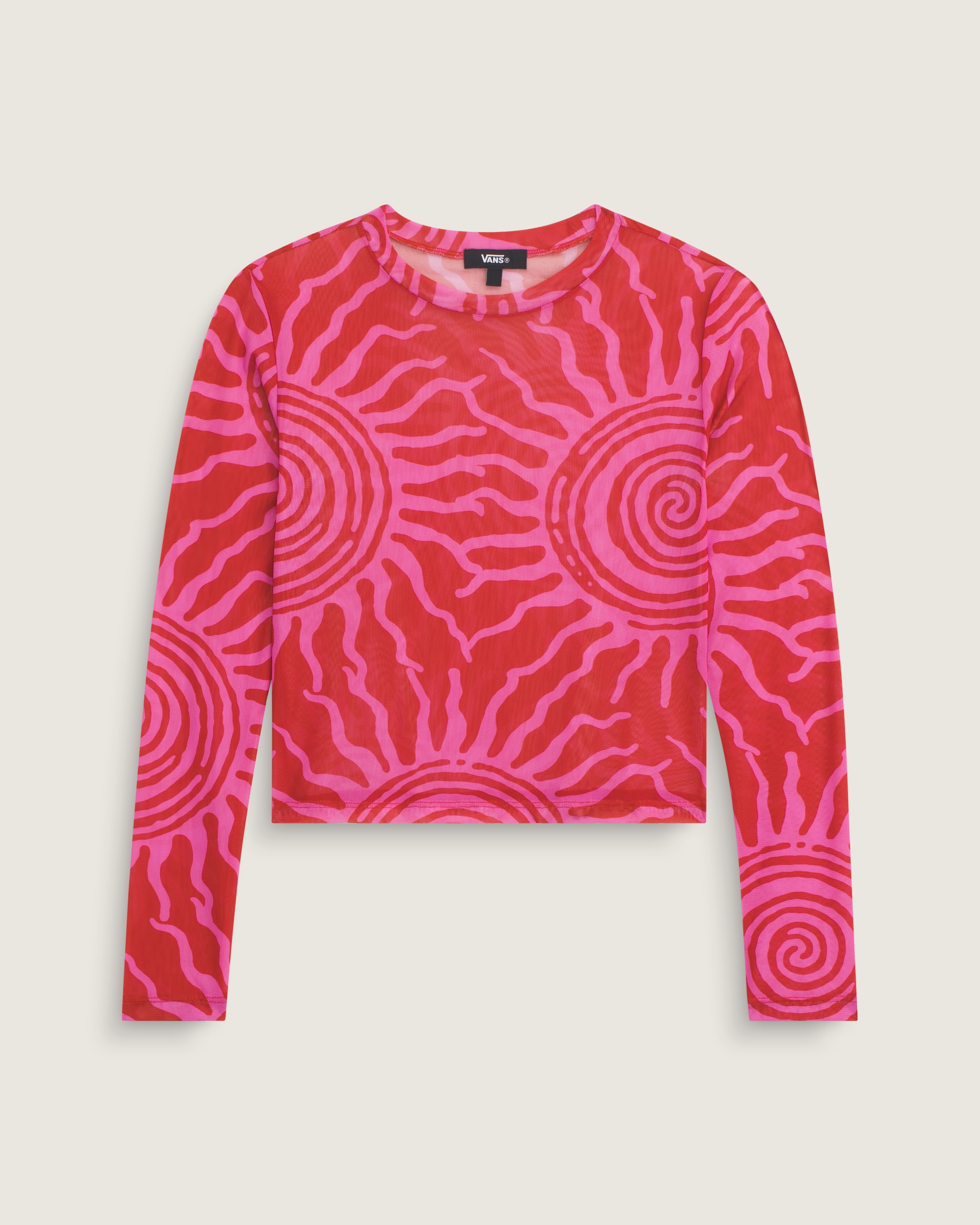 Ludlow Mesh Long Sleeve Top VANS Racing Red HERO