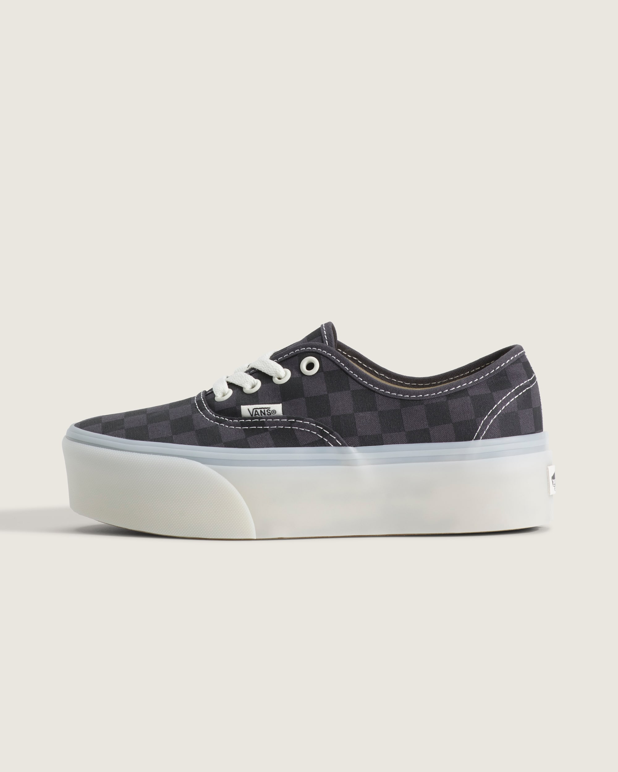 Authentic Platform Shoe VANS Charcoal  Black HERO
