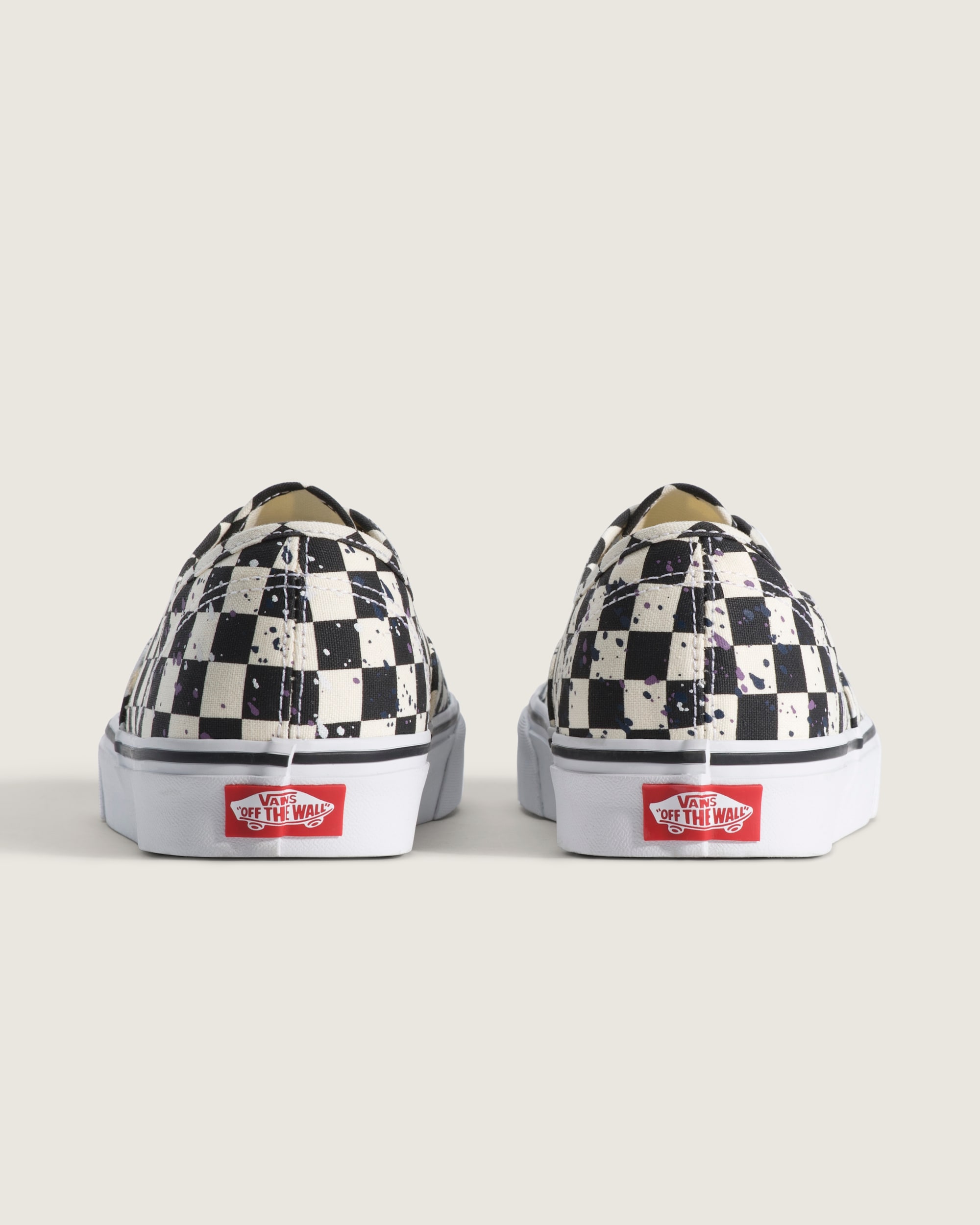 Authentic Shoe VANS Splatter Checkerboard Black ALT3